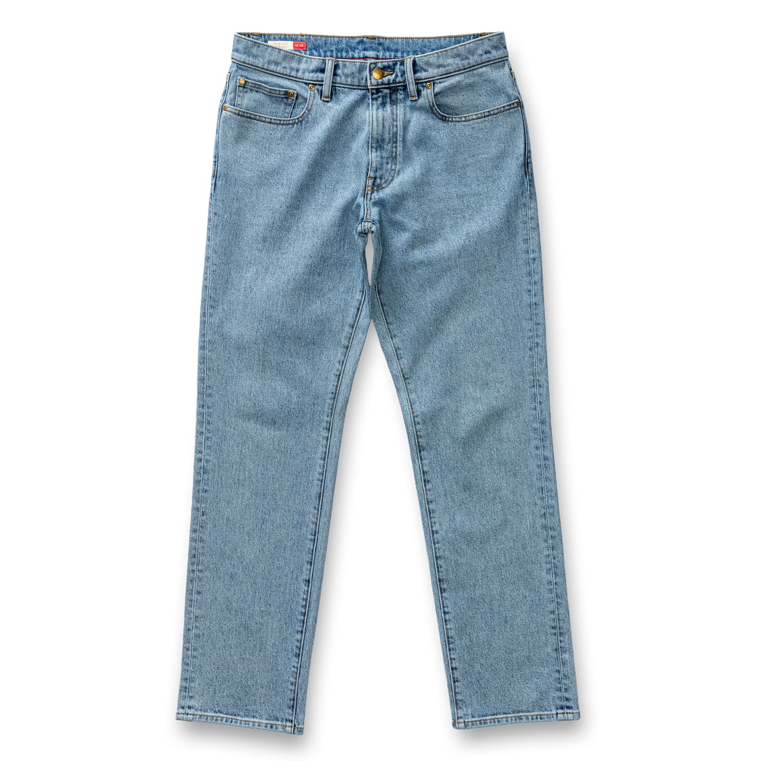Classic Straight Denim - Light Wash - Image 6