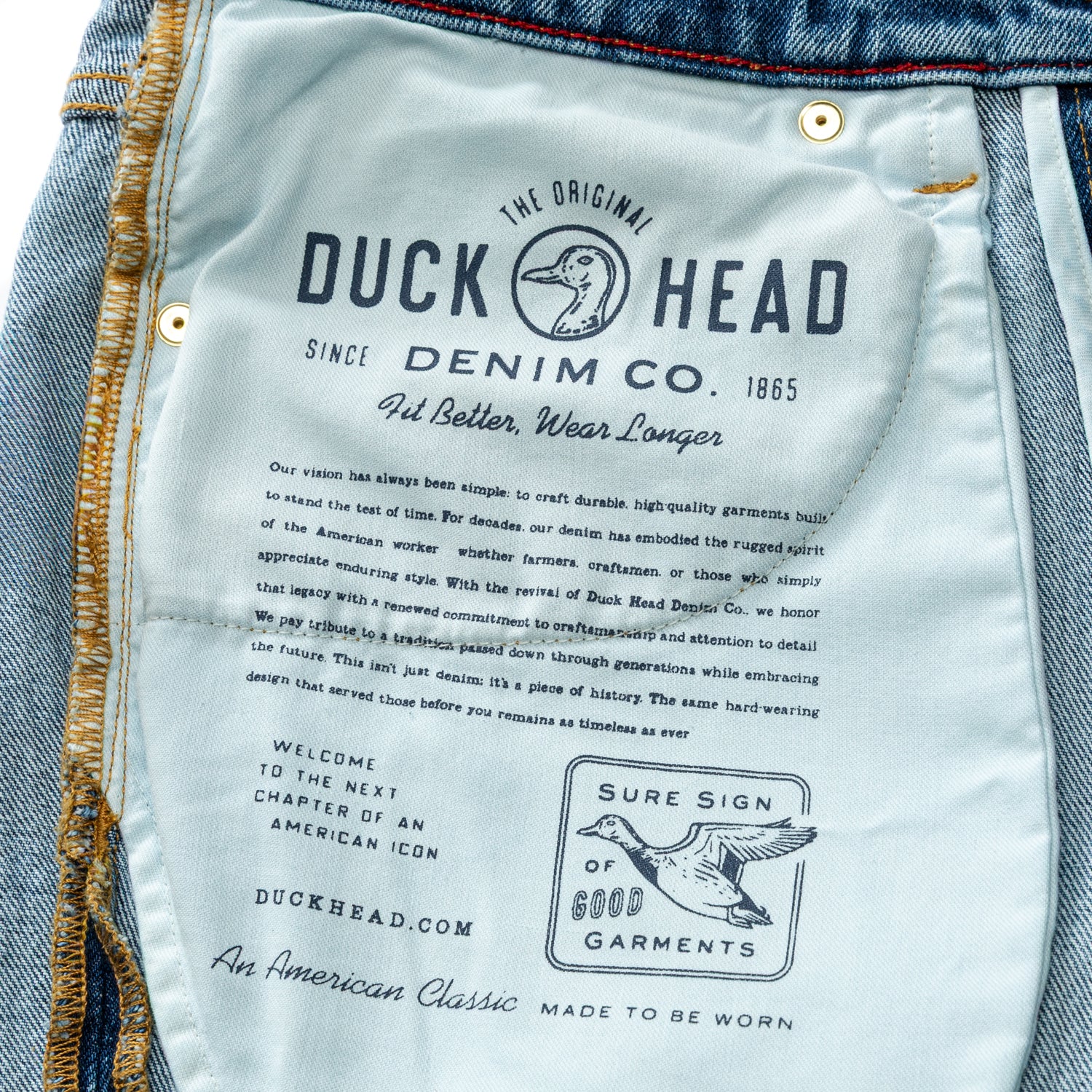 Classic Straight Denim - Light Wash - Image 8