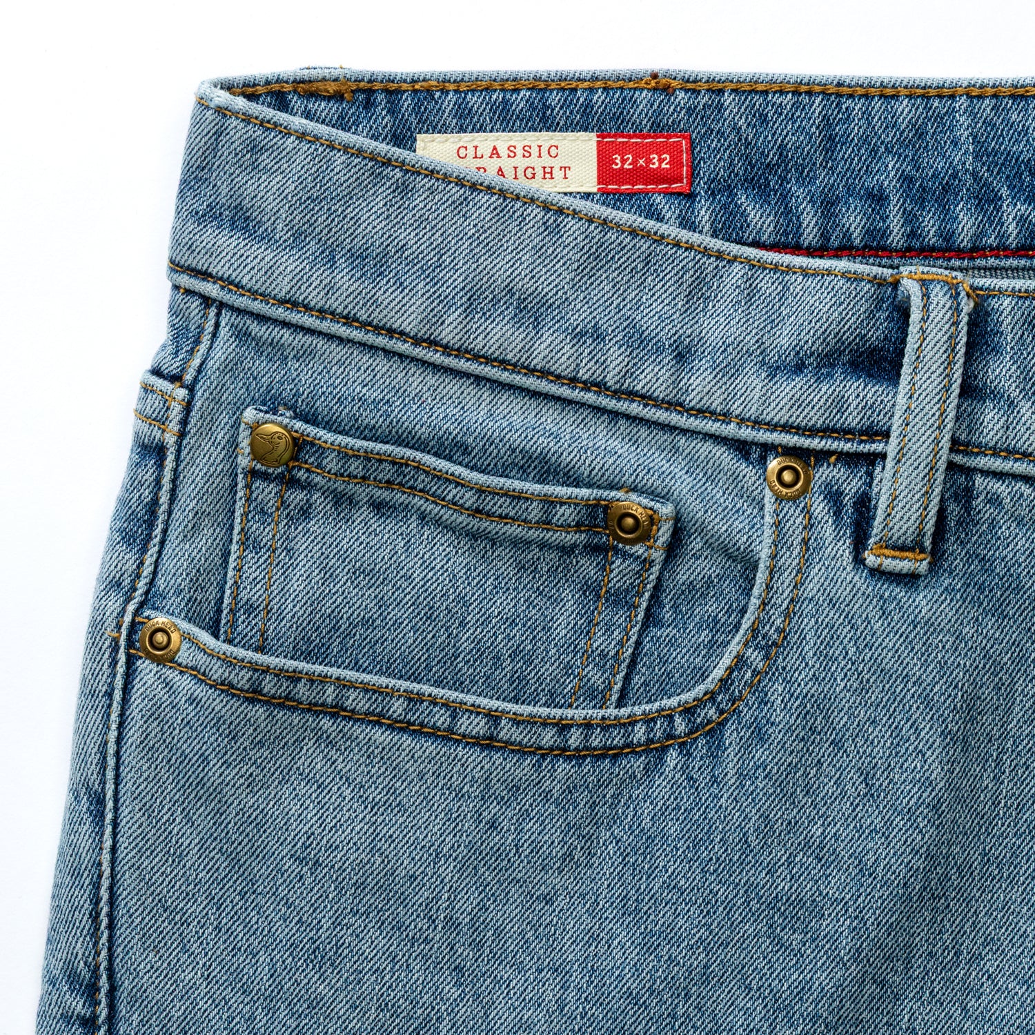 Classic Straight Denim - Light Wash - Image 9