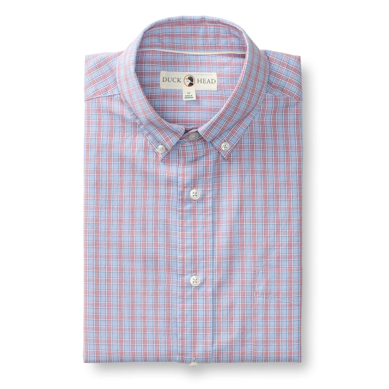 Cotton Cashmere Poplin Sport Shirt - Mattox Plaid - Serenity Blue - Image 3