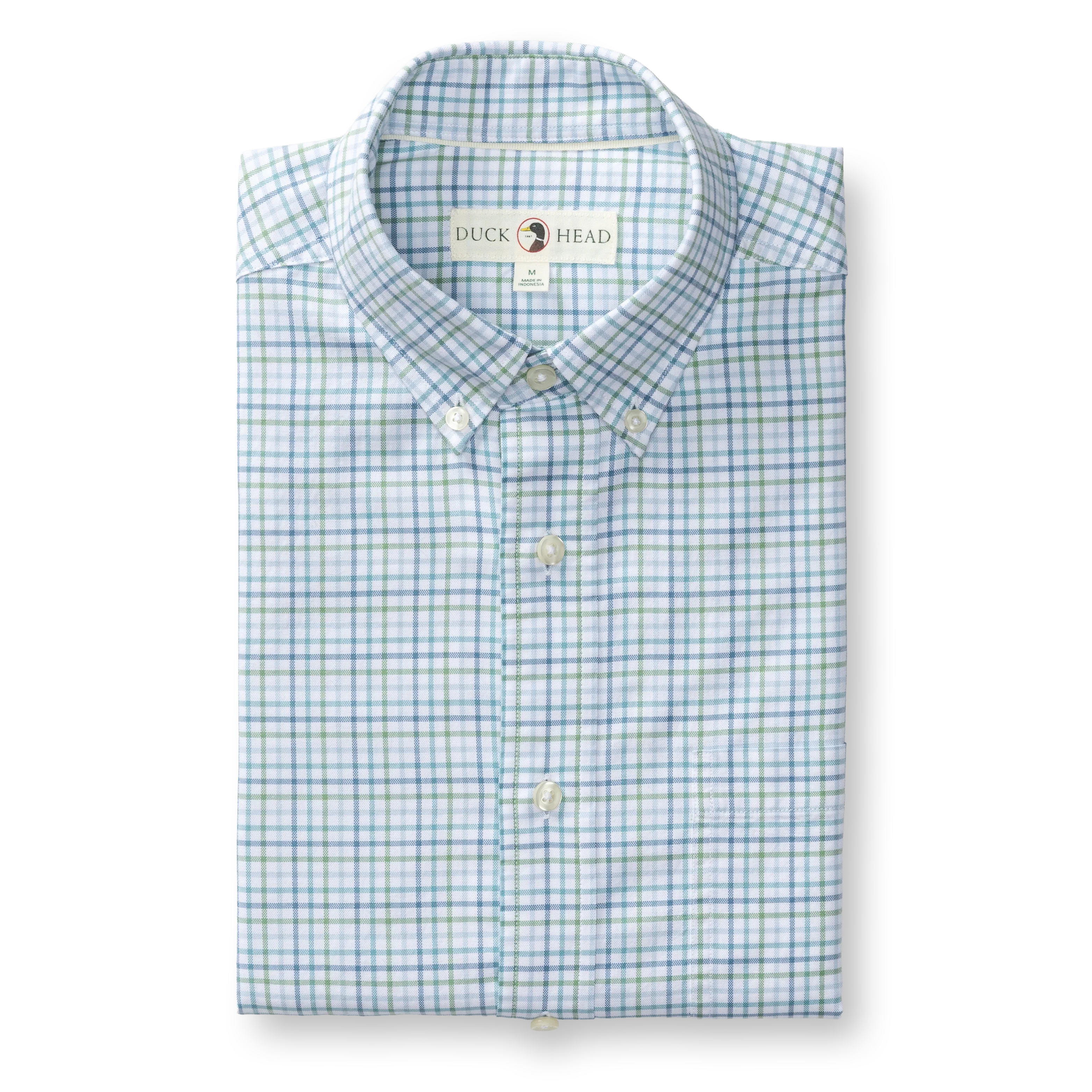 Cotton Oxford Sport Shirt - Cooke Plaid - Aspen Green - Image 3