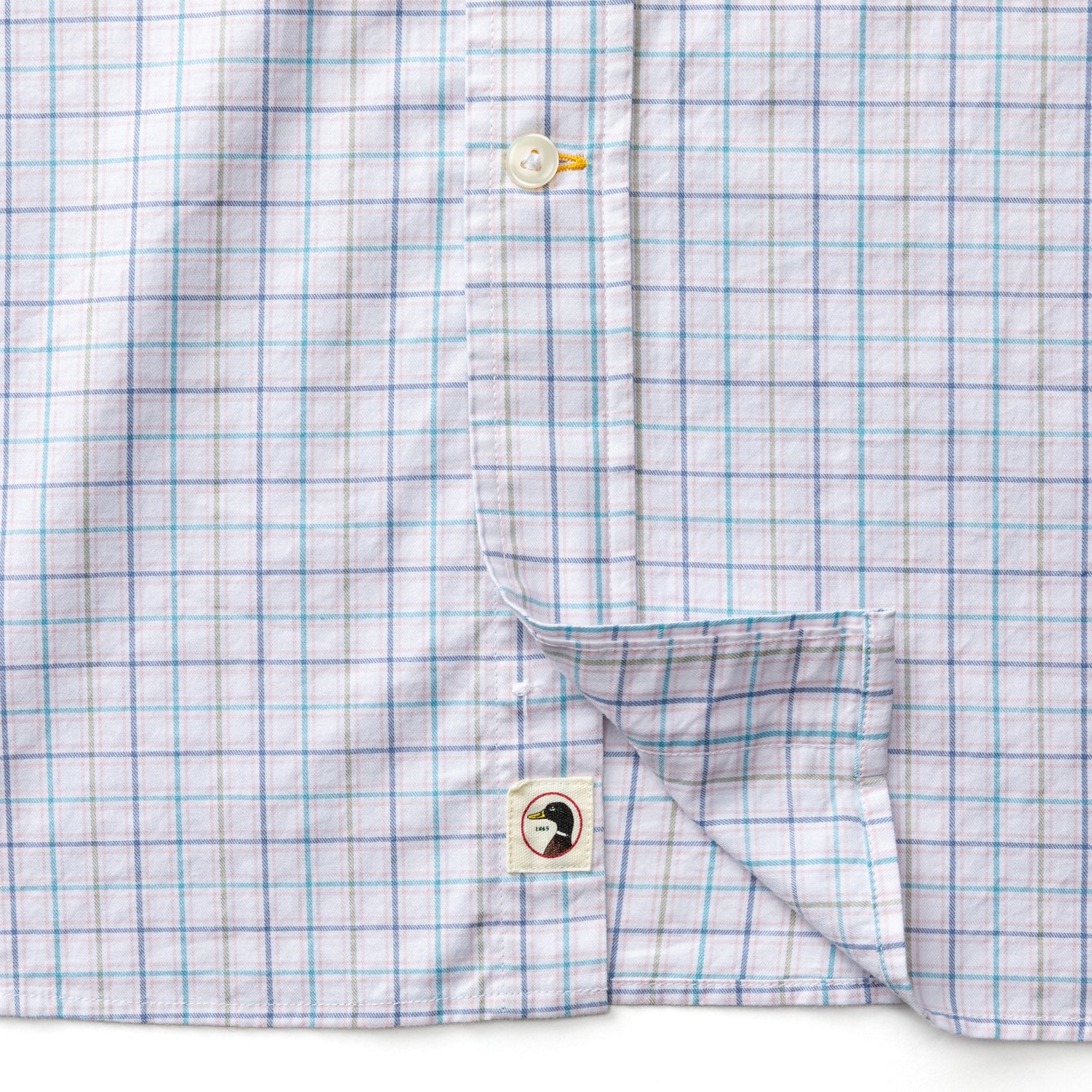 Cotton Twill Sport Shirt - Ashland Plaid - Pale Pink - Image 4