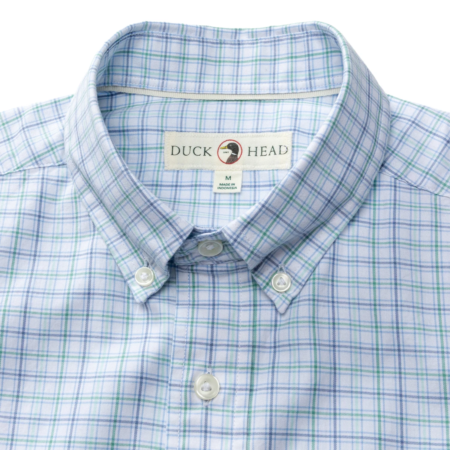 Cotton Twill Sport Shirt - Ashland Plaid - Serenity Blue - Image 3