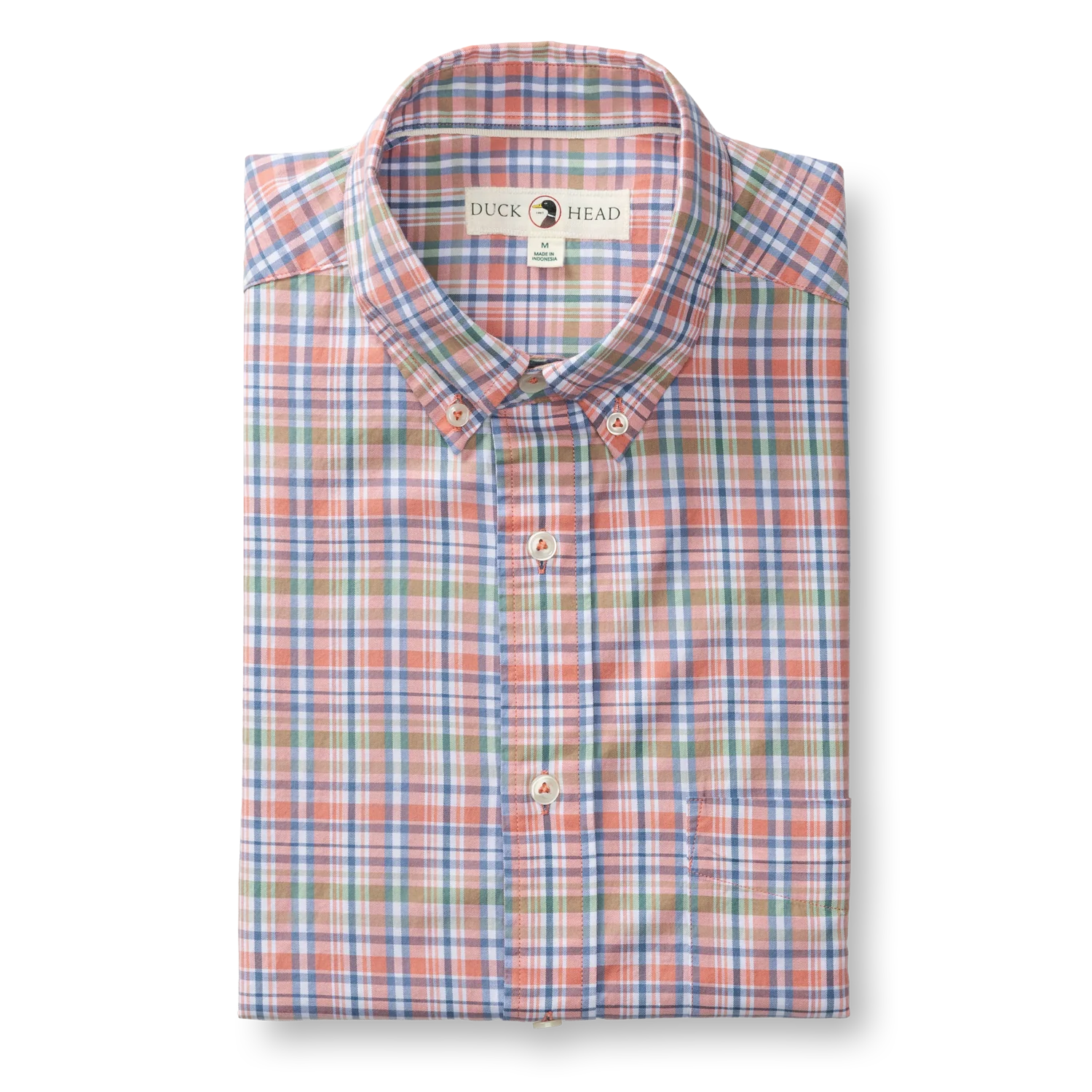Cotton Twill Sport Shirt - Pratt Plaid - Rosewood - Image 3