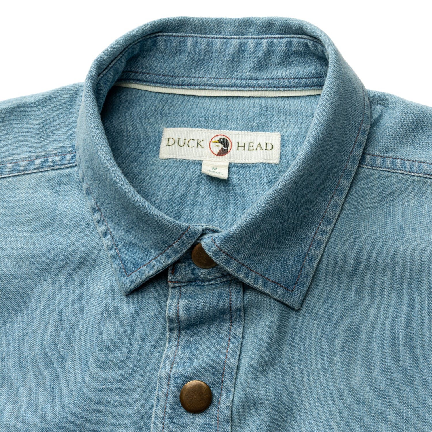 Denim Snap Shirt - Ware Solid - Light Wash - Image 3