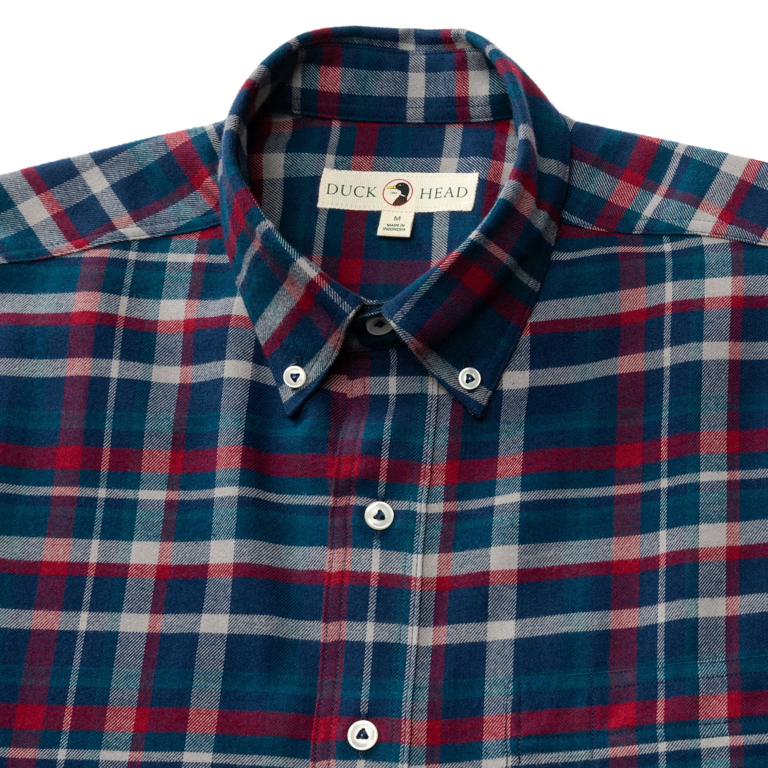 Draper Plaid Cotton Flannel Sport Shirt - Image 2
