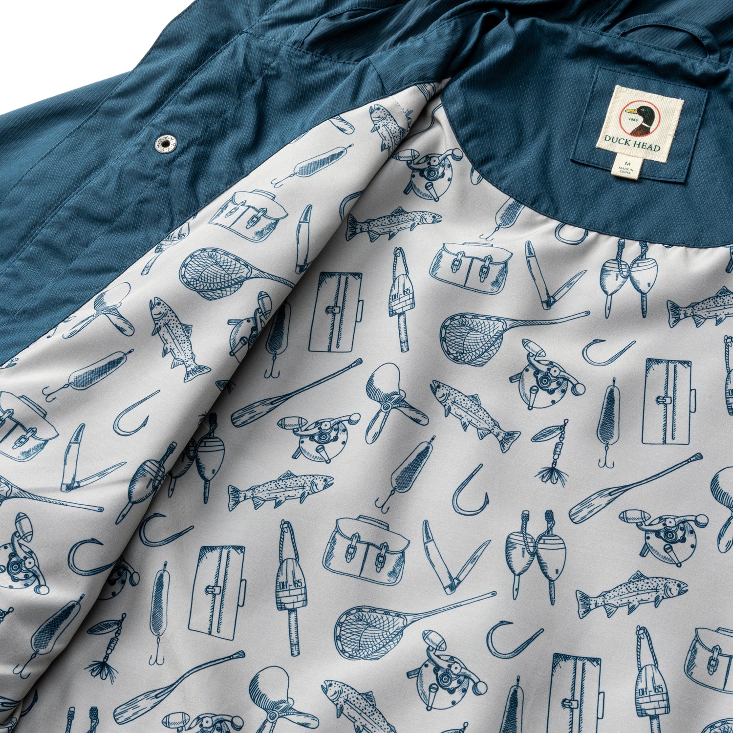 Drifter Weather Resistant Jacket - Mallard Blue - Image 3
