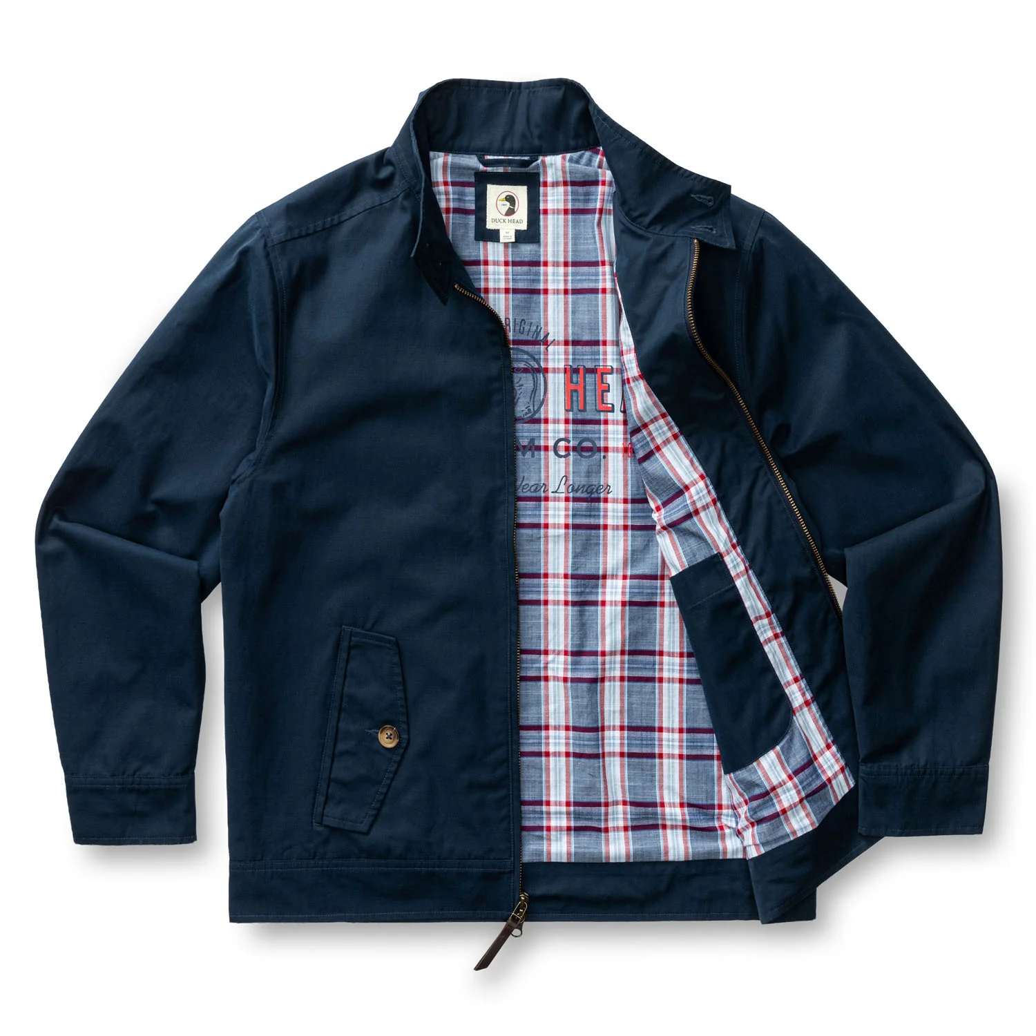Duck Head Denim Co. Harrington Jacket - Navy - Image 4