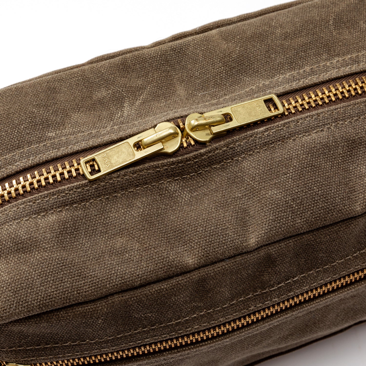 Waxed Canvas Dopp Kit - Field Brown - Image 3