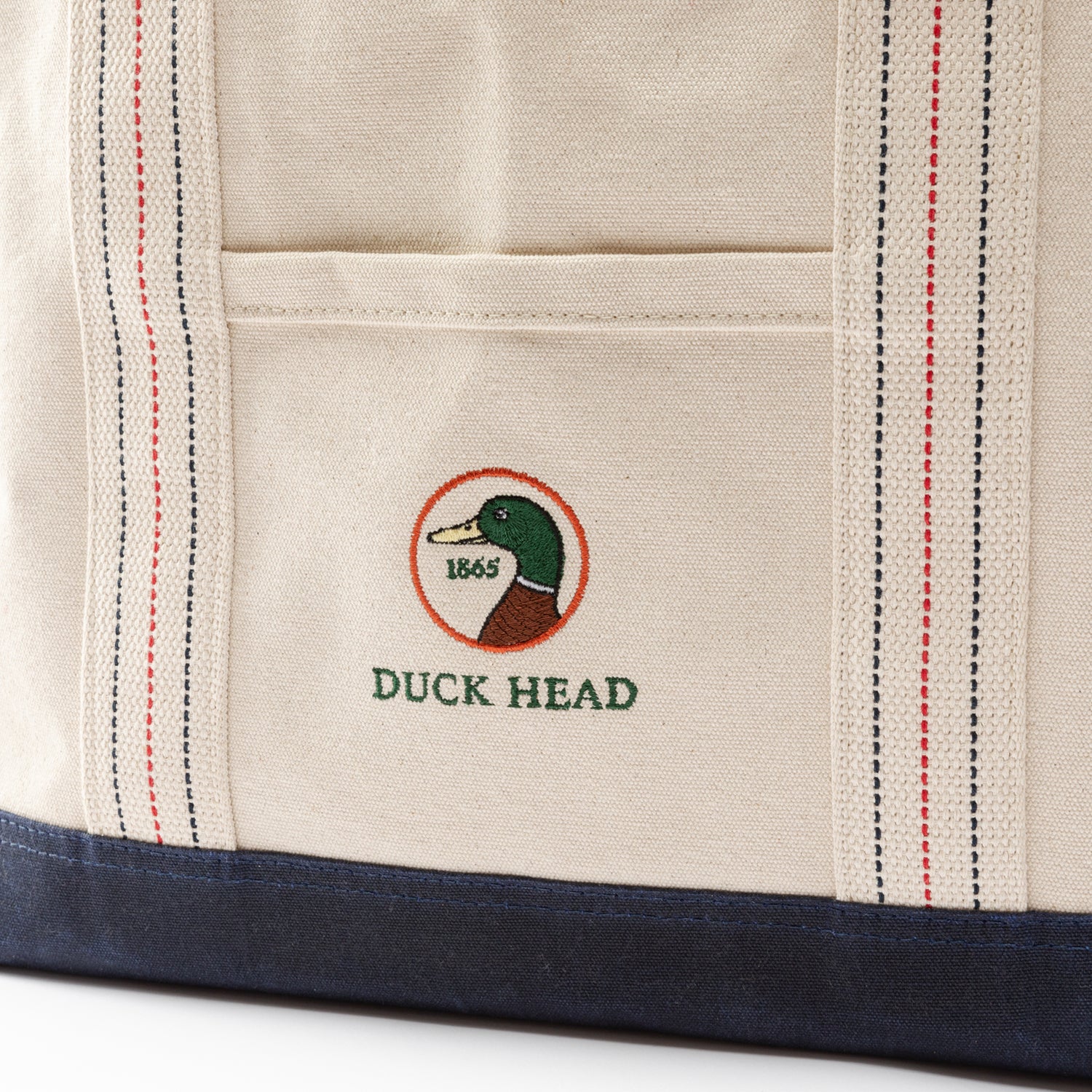 Canvas Logo Beach Tote - Image 4