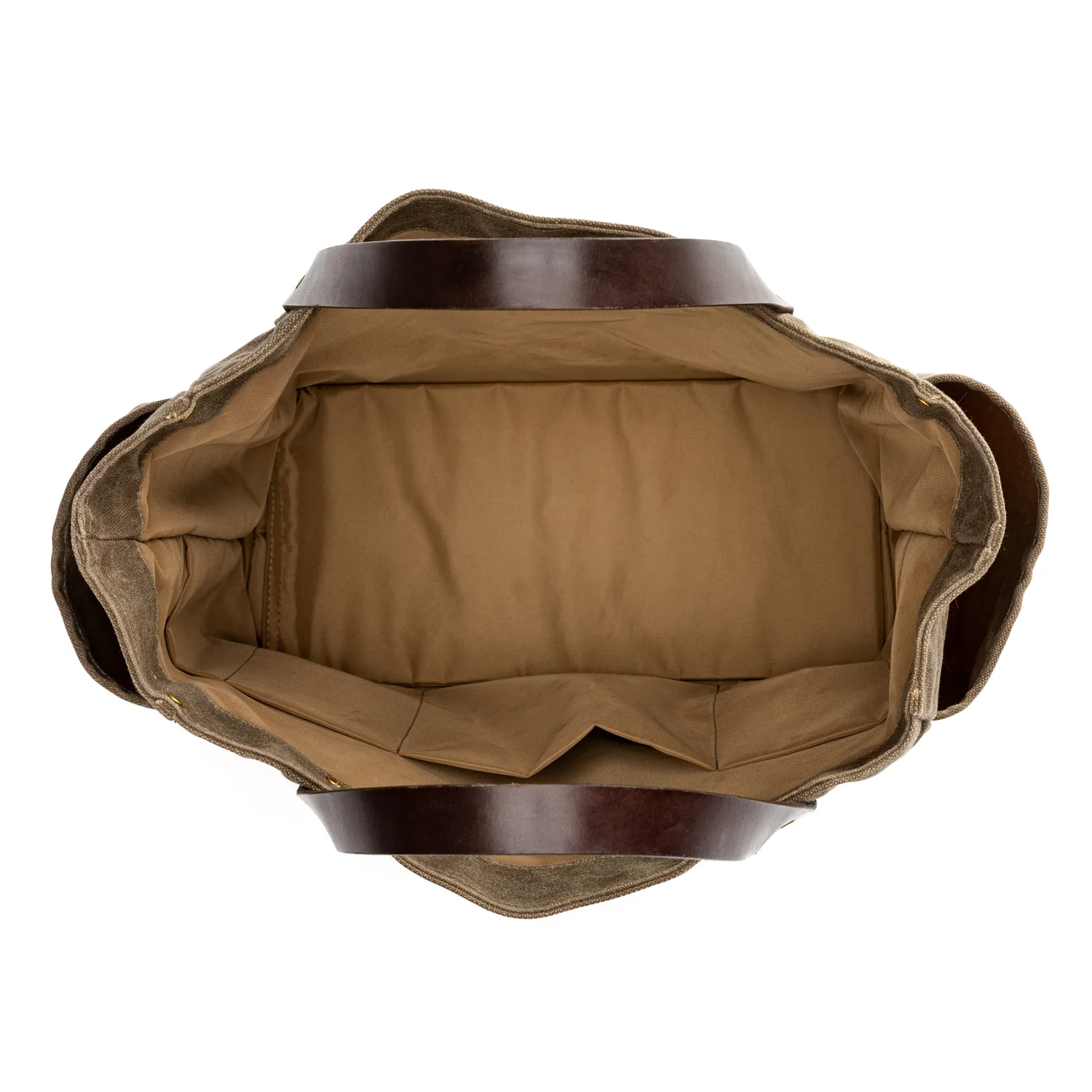 Waxed Canvas Tote - Field Brown - Image 5