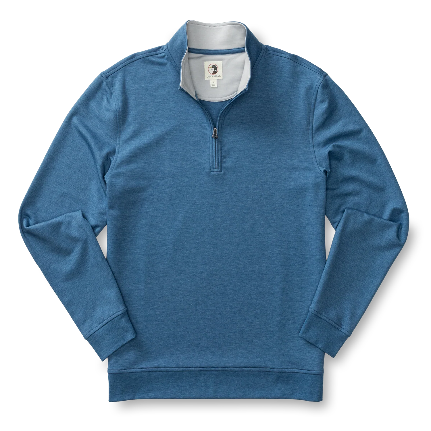 Dunmore Performance 1/4 Zip Pullover - Blue Horizon Heather - Image 3