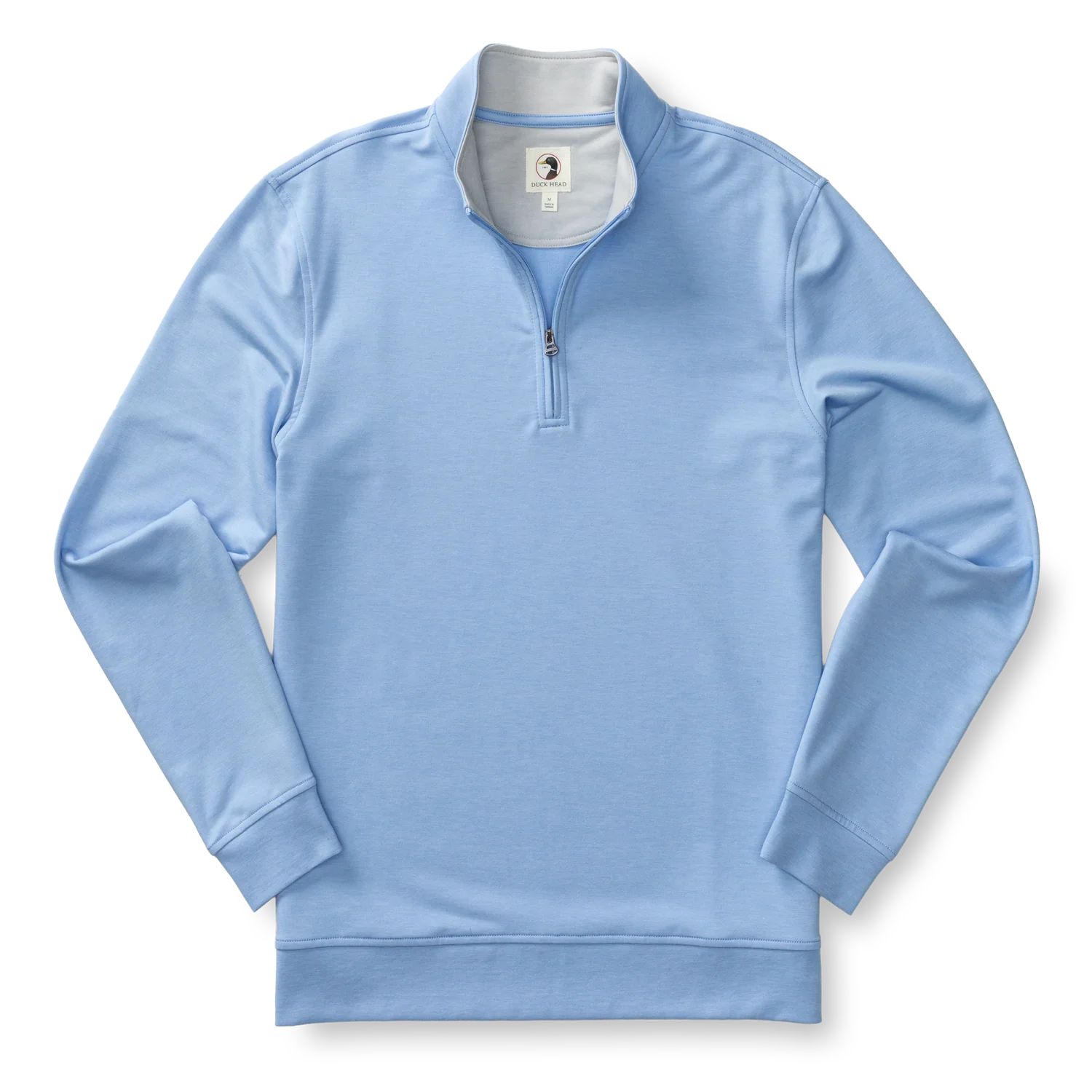 Dunmore Performance 1/4 Zip Pullover - Serenity Blue Heather - Image 3