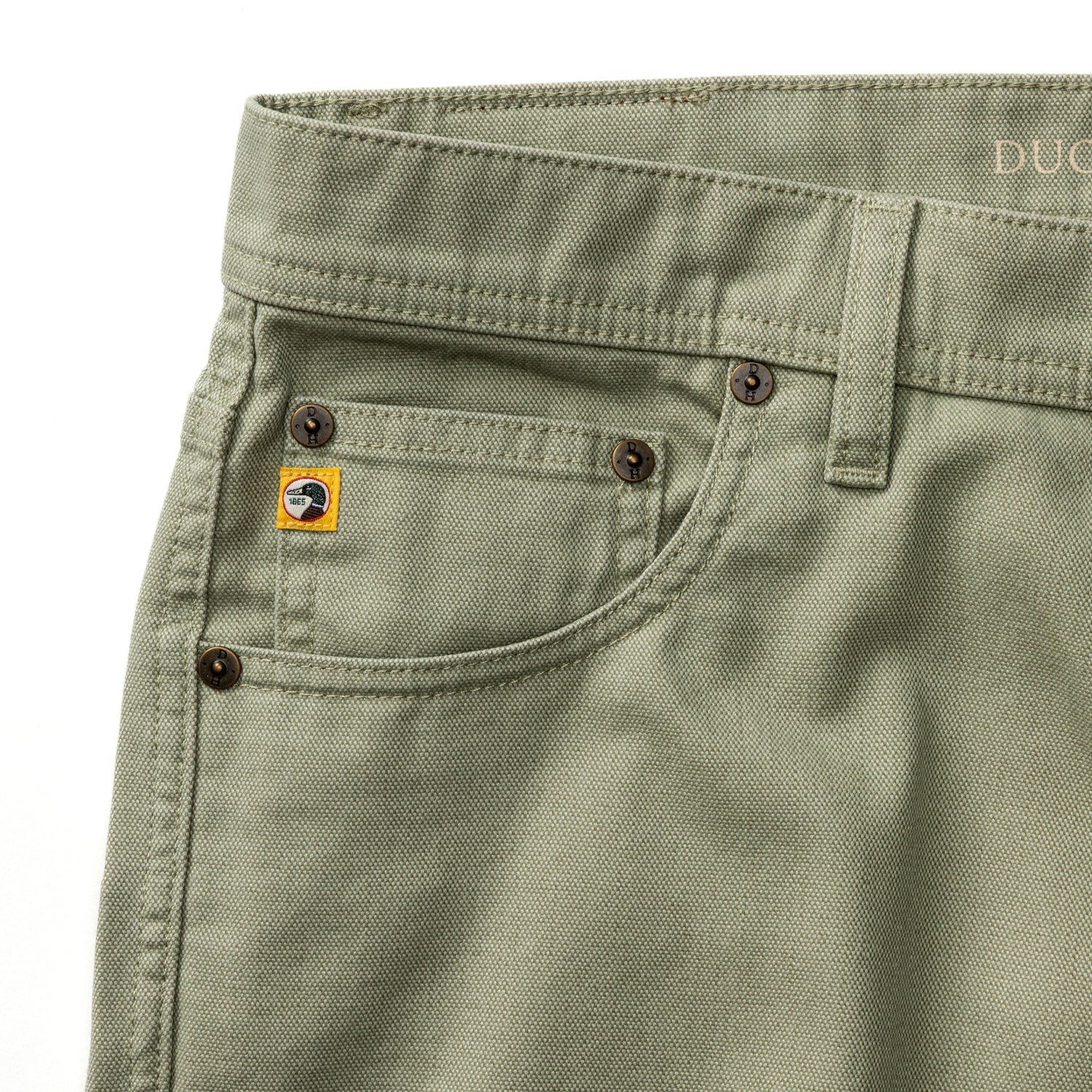Field Canvas Five-Pocket - Slate Green - Image 5
