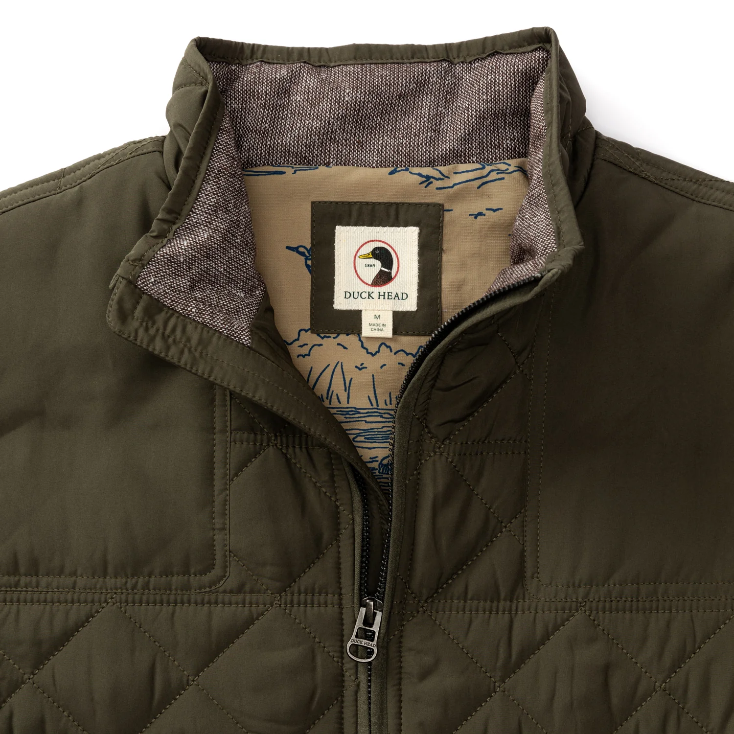 Fremont Performance Quilted Vest - Dark Forest Green - Image 2
