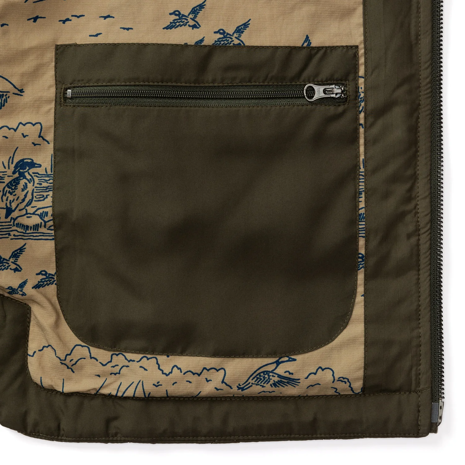 Fremont Performance Quilted Vest - Dark Forest Green - Image 3