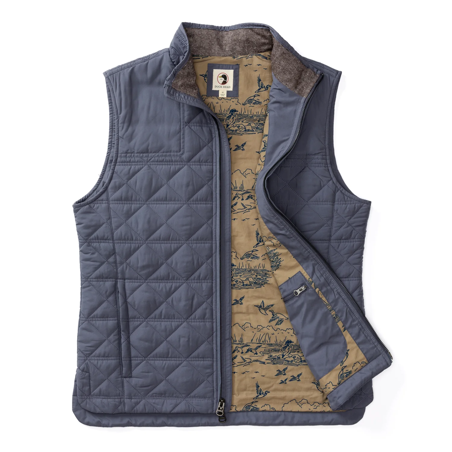Fremont Performance Quilted Vest - Slate Blue - Image 2