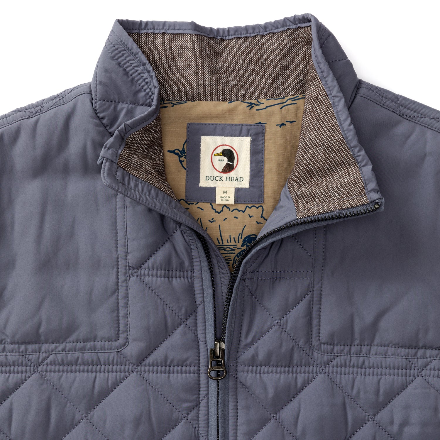 Fremont Performance Quilted Vest - Slate Blue - Image 3