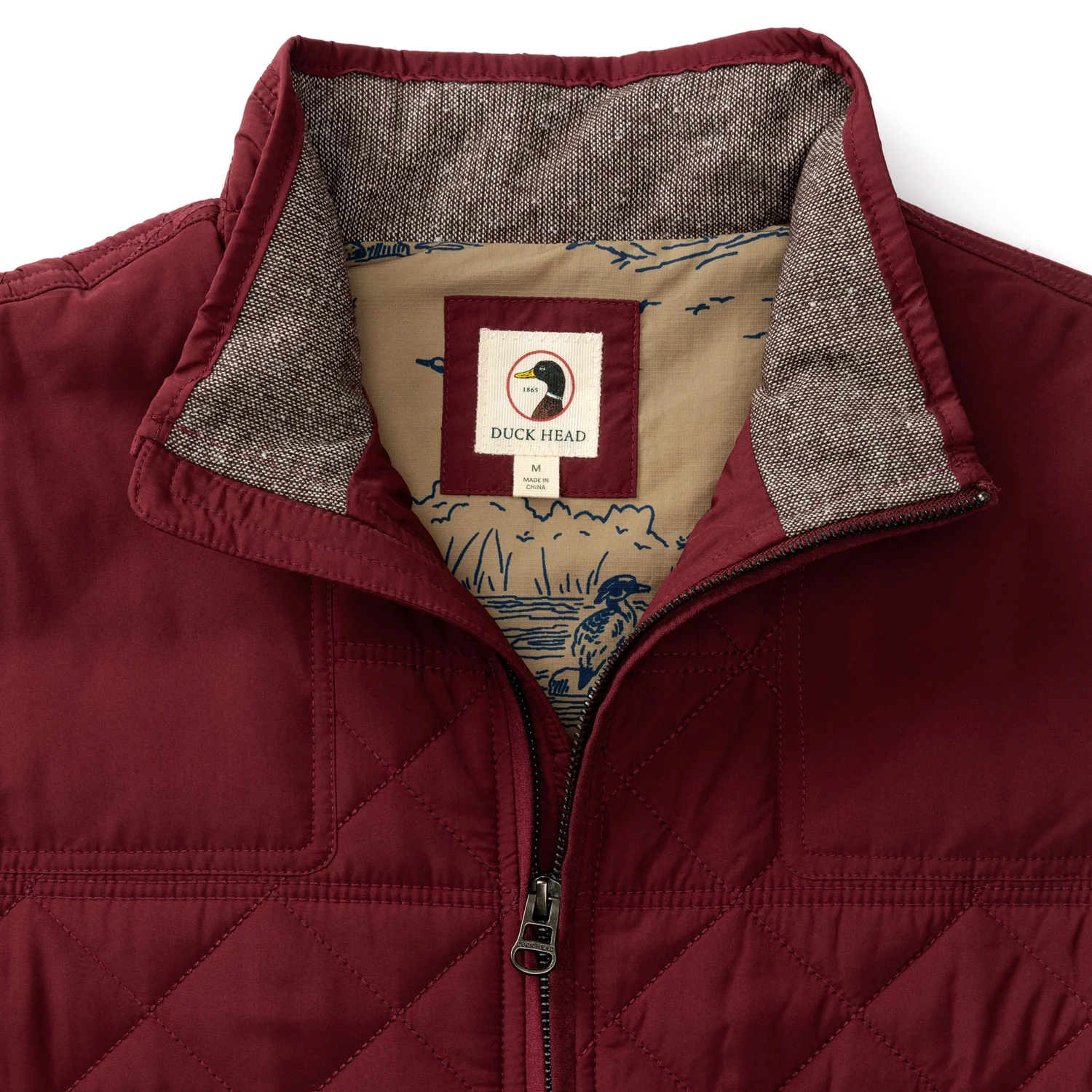 Fremont Performance Quilted Vest - Tawny Port - Image 3