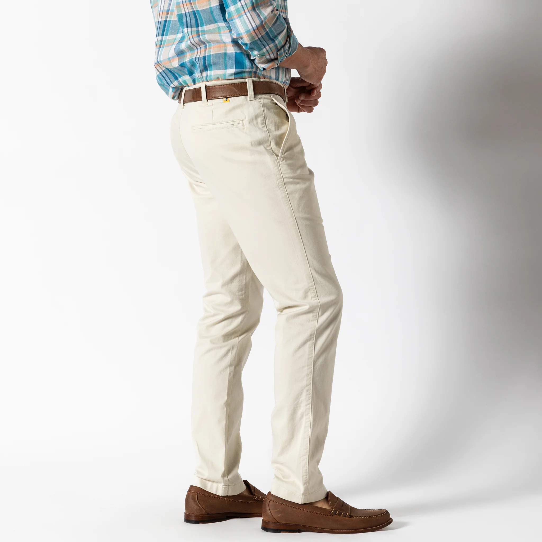 Slim Fit Gold School Chino - Stone - Image 2