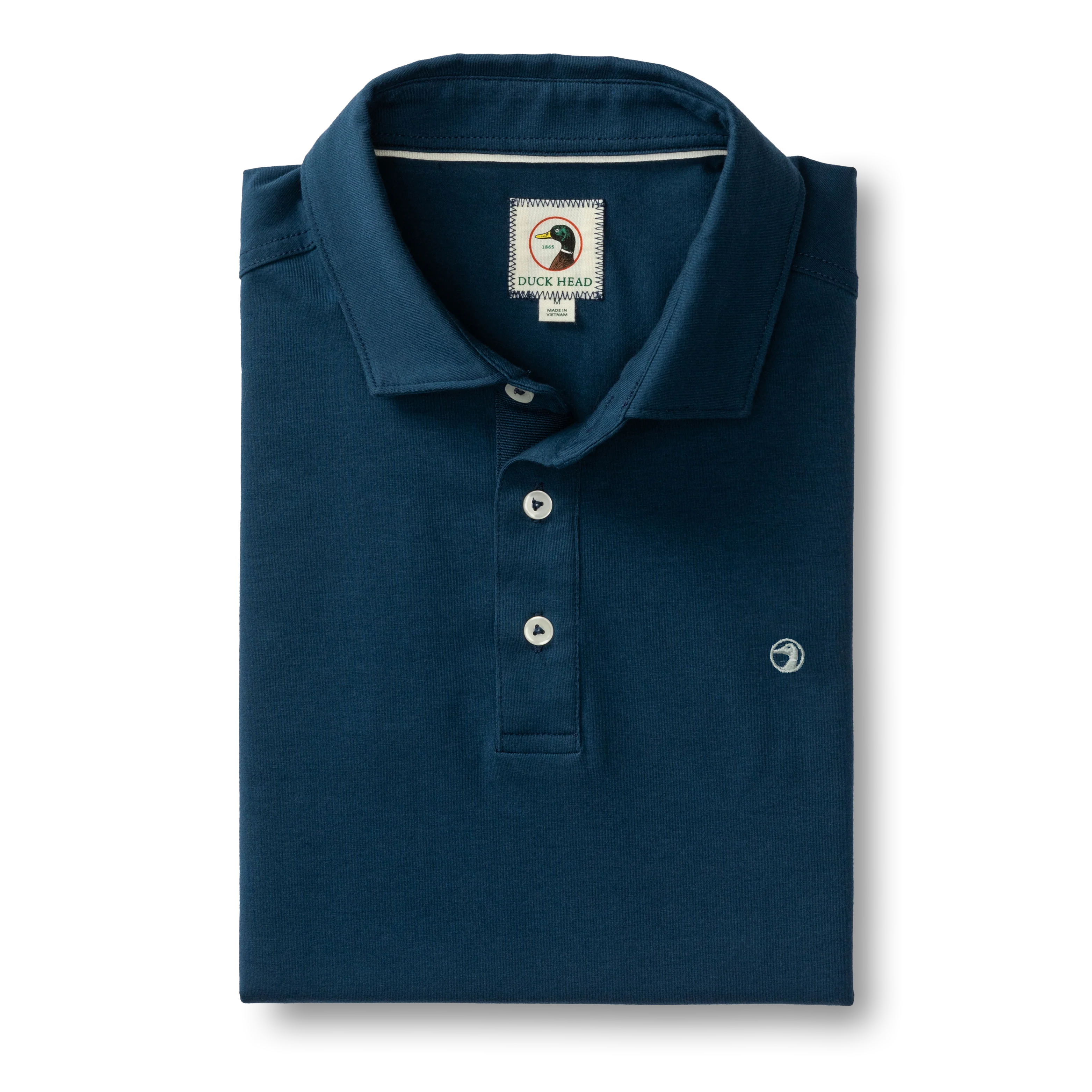 Hanover Pima Cotton Polo - Navy - Image 3
