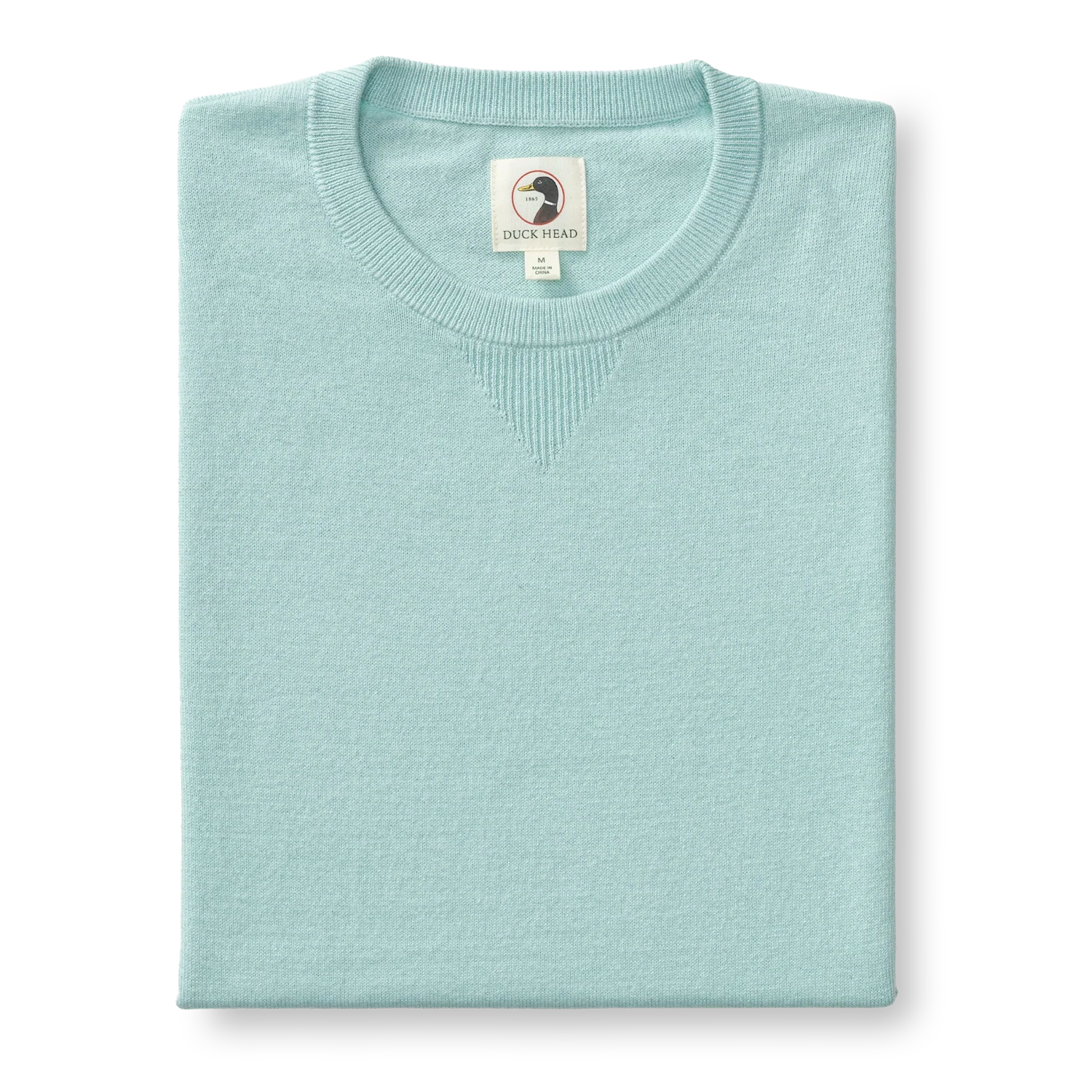 Henson Jersey Crewneck Sweater - Pastel Blue Heather - Image 3