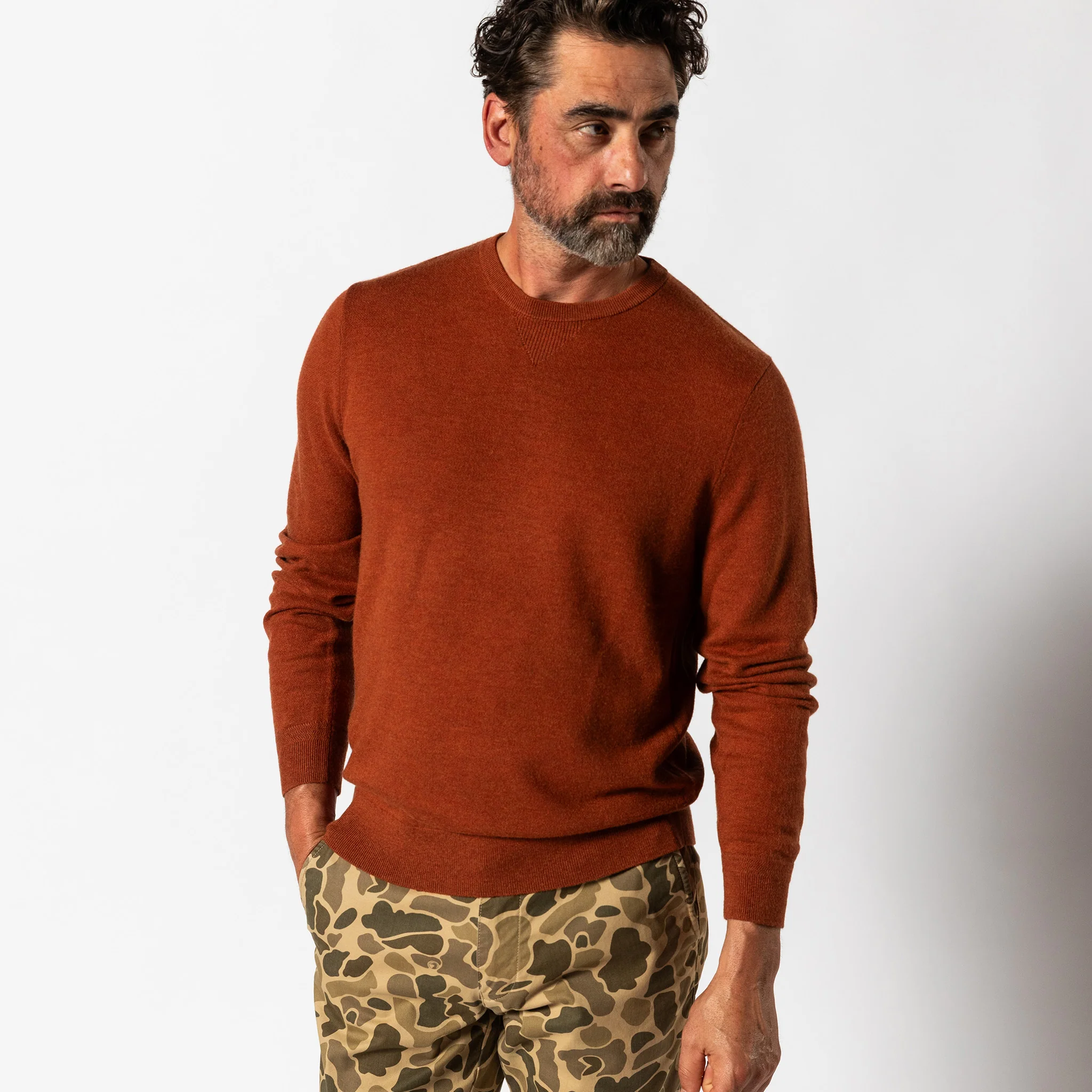 Henson Merino Crewneck Sweater- SALE - Image 3