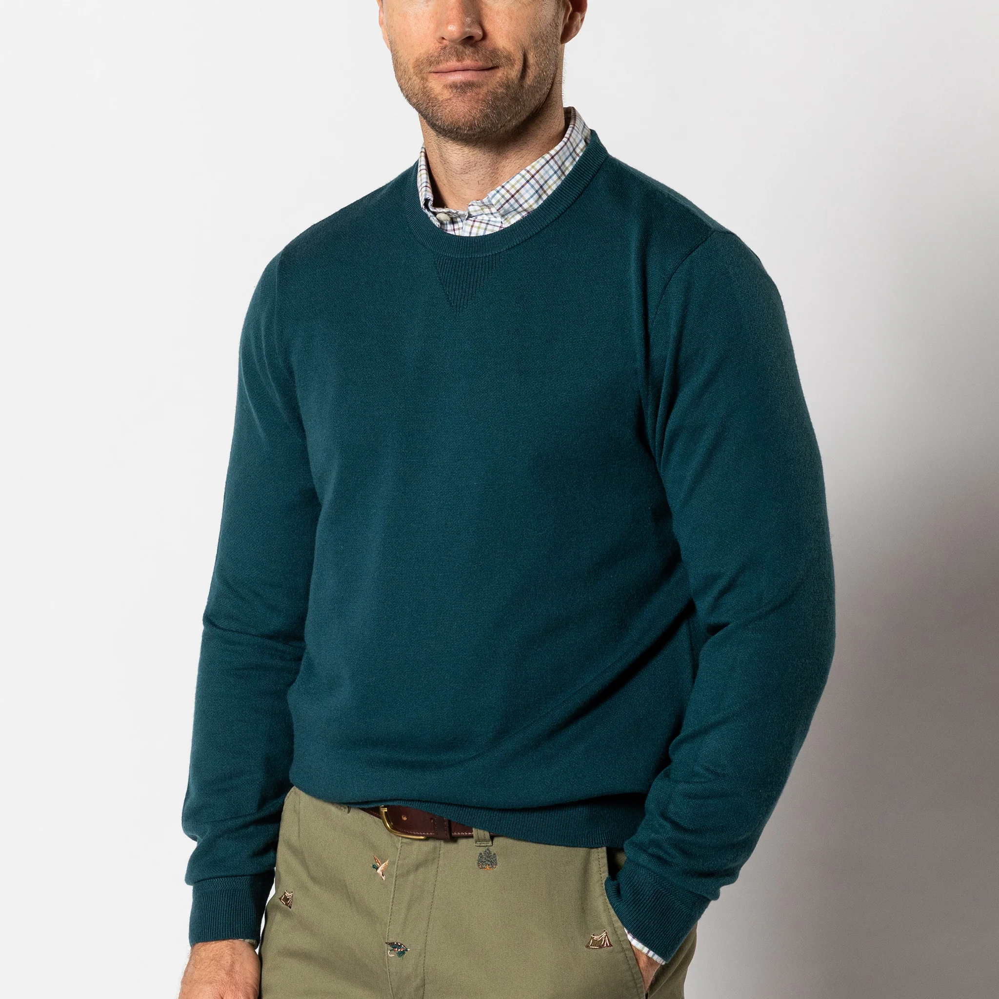 Henson Merino Crewneck Sweater- SALE - Image 4