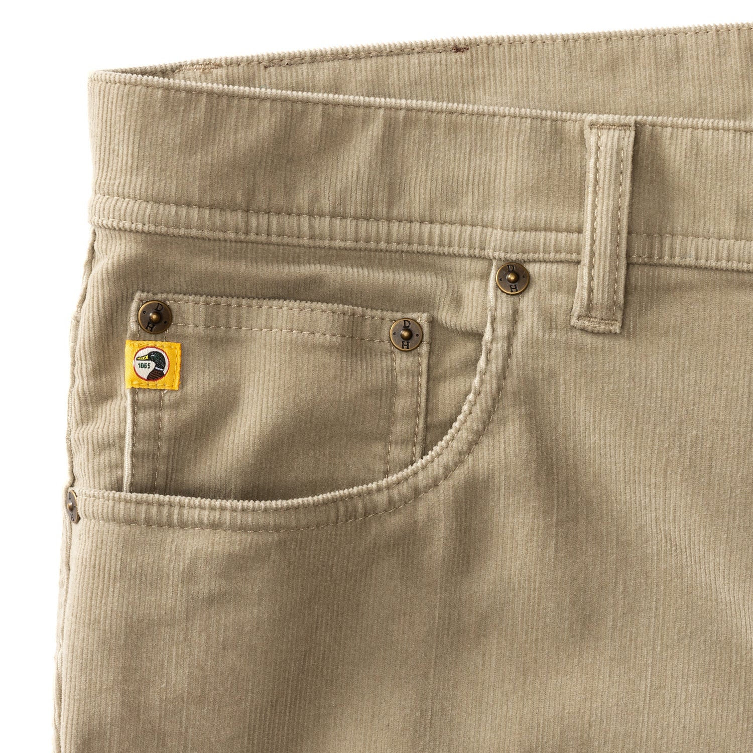 Holston Corduroy Five-Pocket - Khaki - Image 5