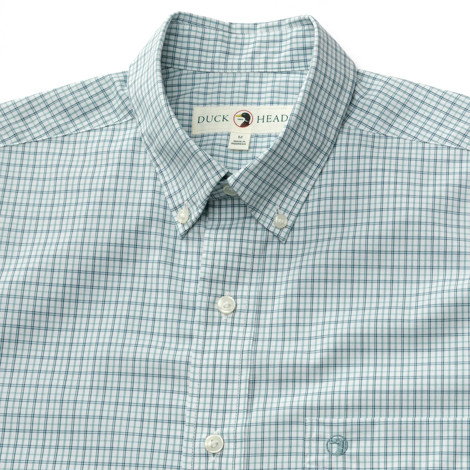 Performance Poplin Sport Shirt - Langley Plaid - Flint Blue - Image 2