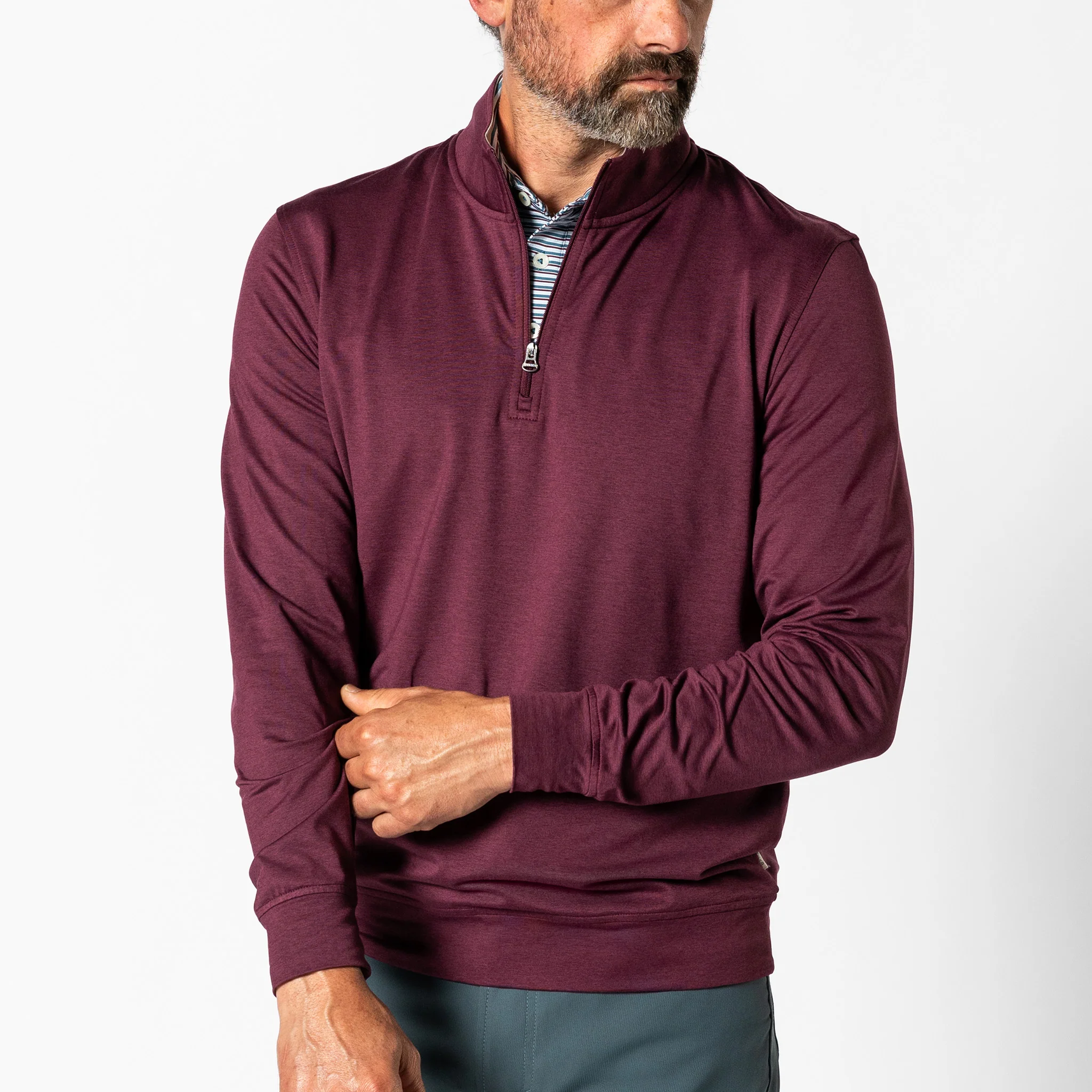 Long Drive Performance 1/4 Zip Pullover - SALE - Image 2