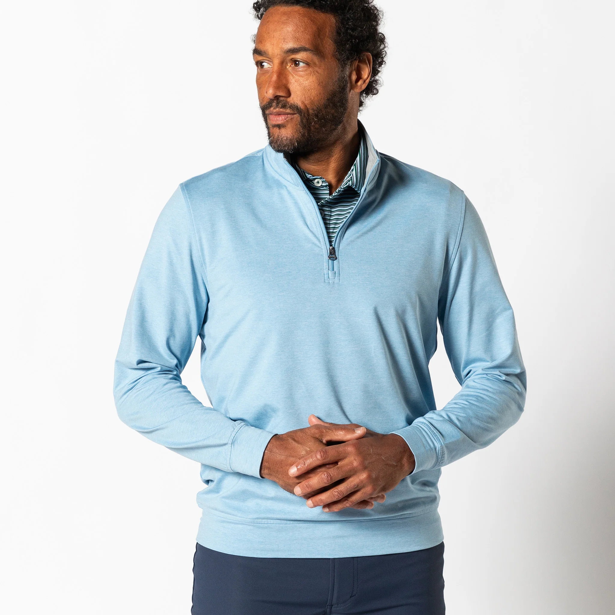 Long Drive Performance 1/4 Zip Pullover - SALE - Image 3
