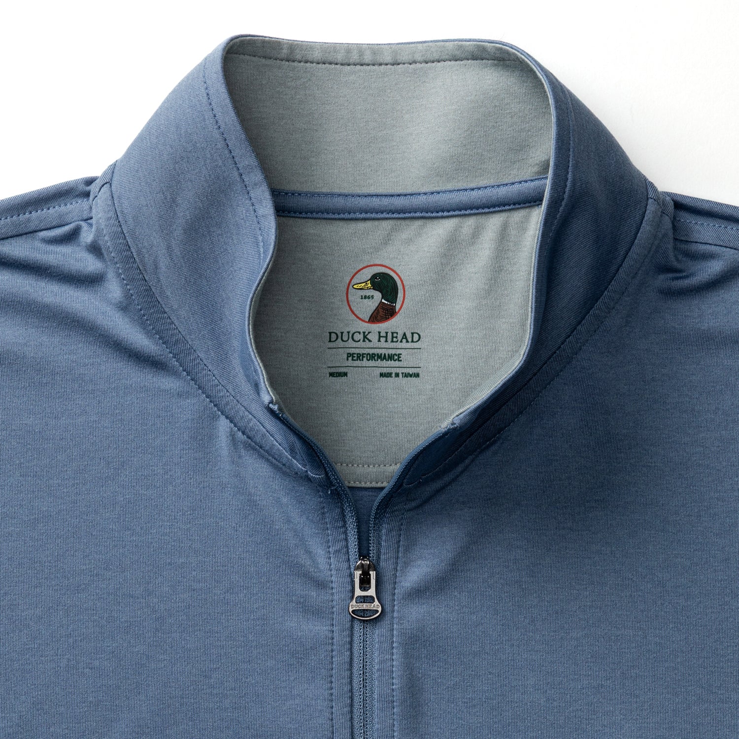 Long Drive Performance 1/4 Zip Pullover - Chambray Blue Heather - Image 4