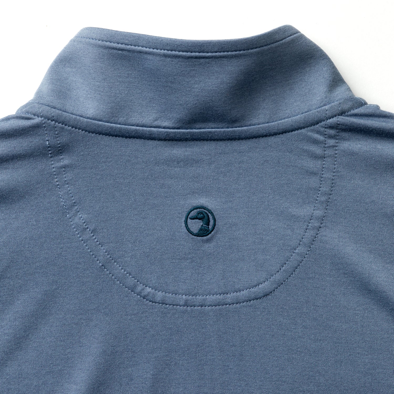 Long Drive Performance 1/4 Zip Pullover - Chambray Blue Heather - Image 5