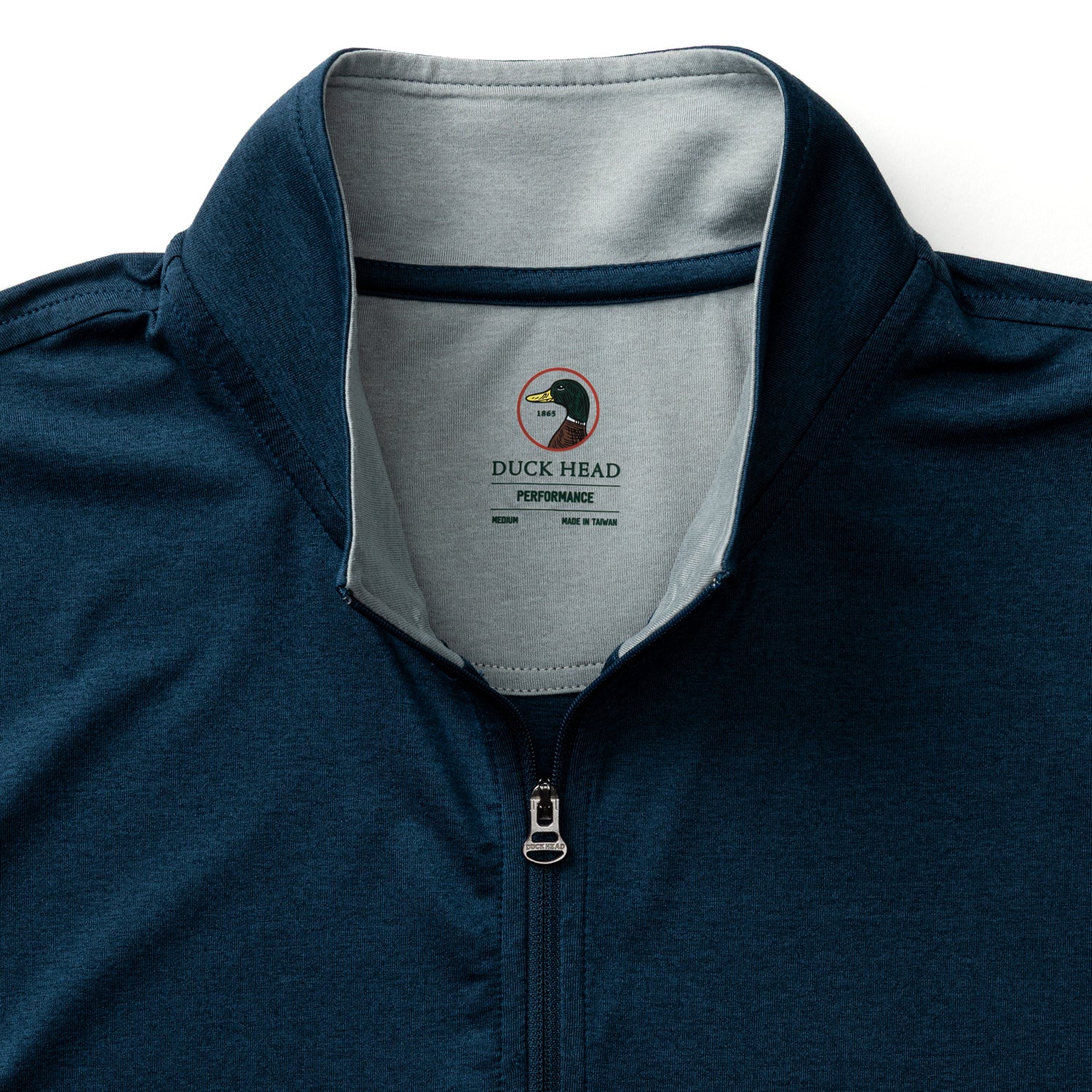 Long Drive Performance 1/4 Zip Pullover - Mallard Blue Heather - Image 4
