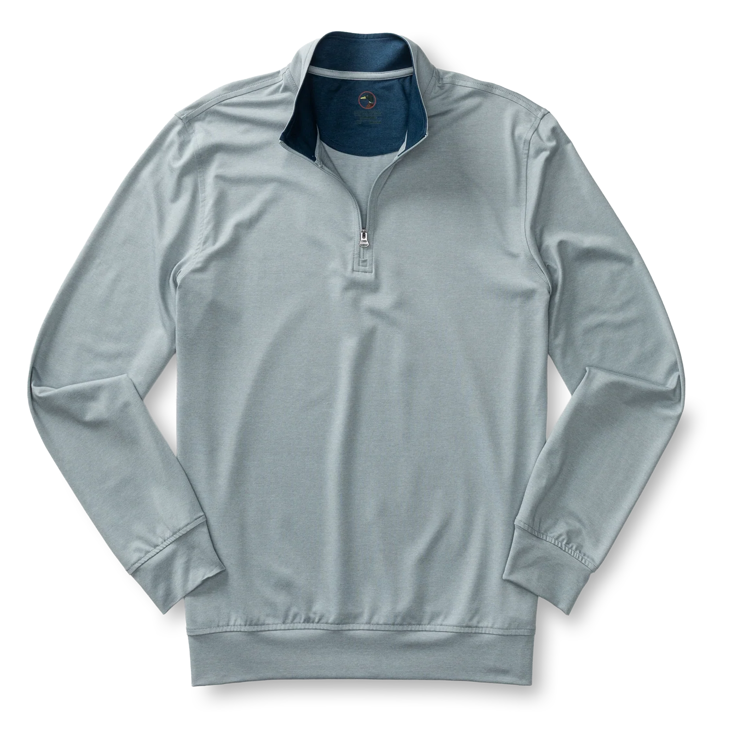 Long Drive Performance 1/4 Zip Pullover - Quarry Grey Heather - Image 3