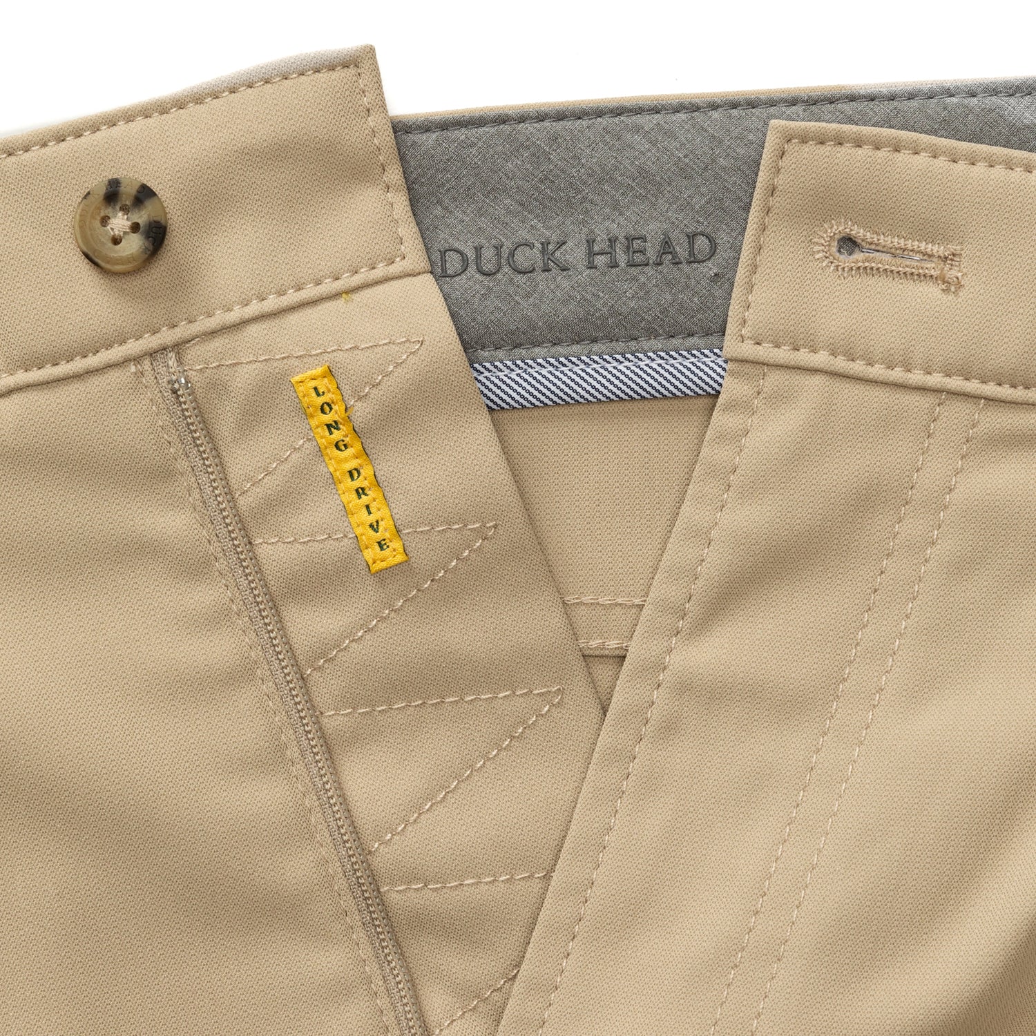 Long Drive Performance Five-Pocket - Khaki - Image 4