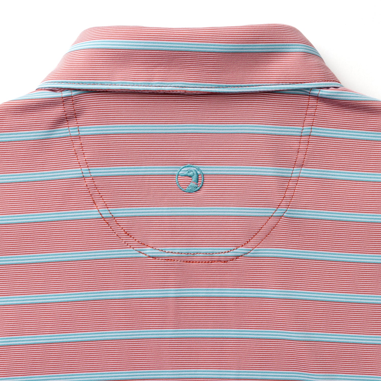 Long Drive Performance Polo - Eldred Stripe - Rosewood - Image 5