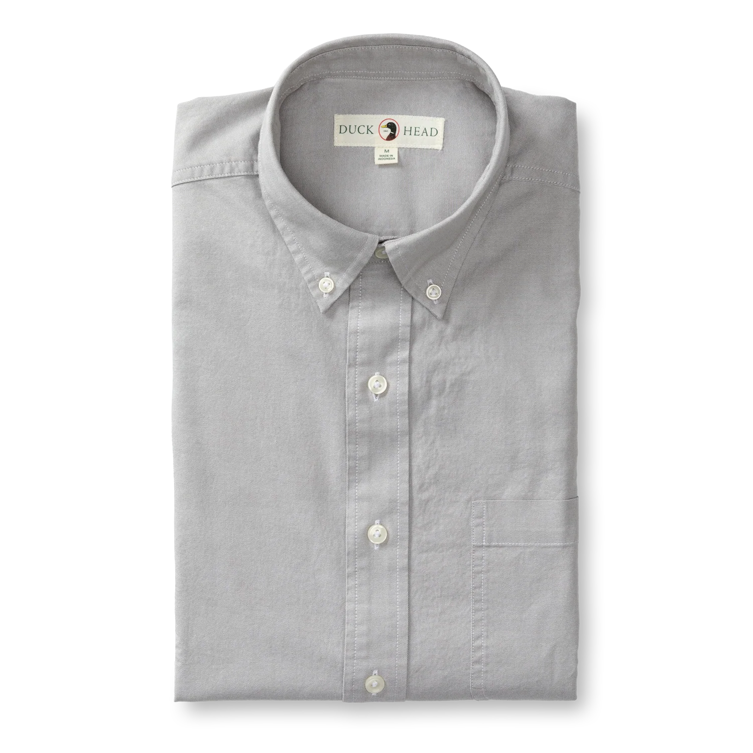 Cotton Oxford Sport Shirt - Morris Solid - Image 4