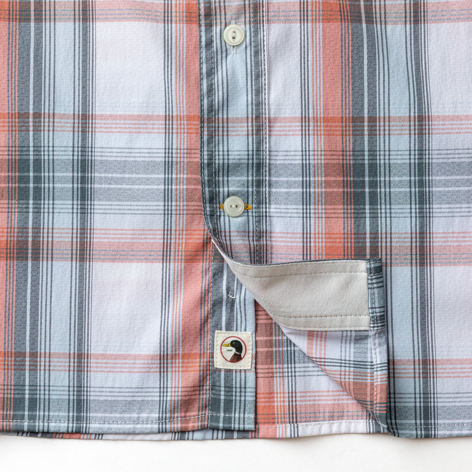 Performance Dobby Guide Shirt - Richfield Plaid - Rosewood - Image 5