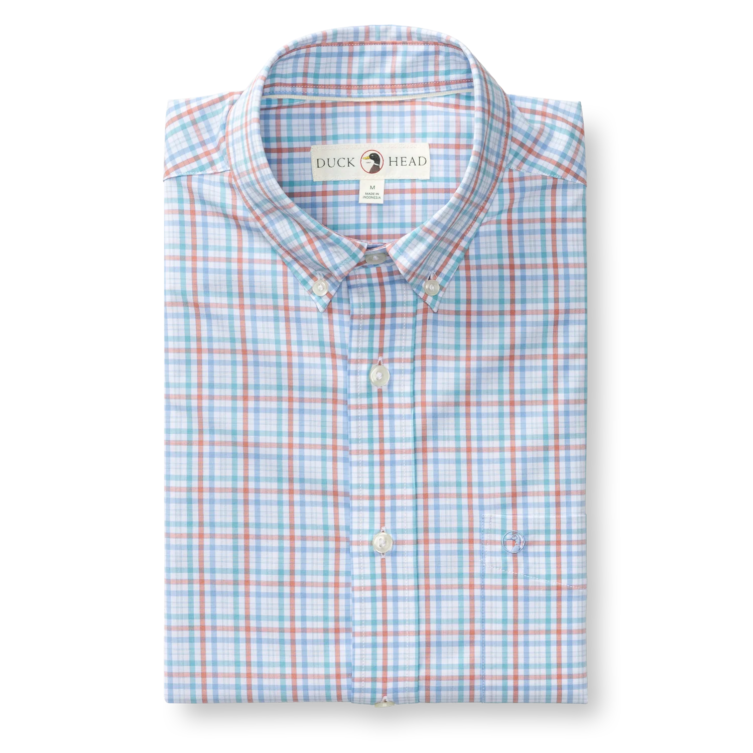 Performance Poplin Sport Shirt - Brody Plaid - Rosewood - Image 2