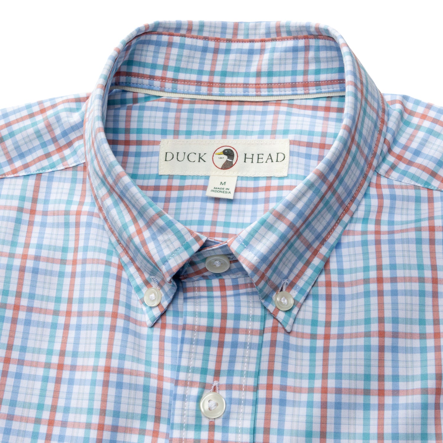 Performance Poplin Sport Shirt - Brody Plaid - Rosewood - Image 3