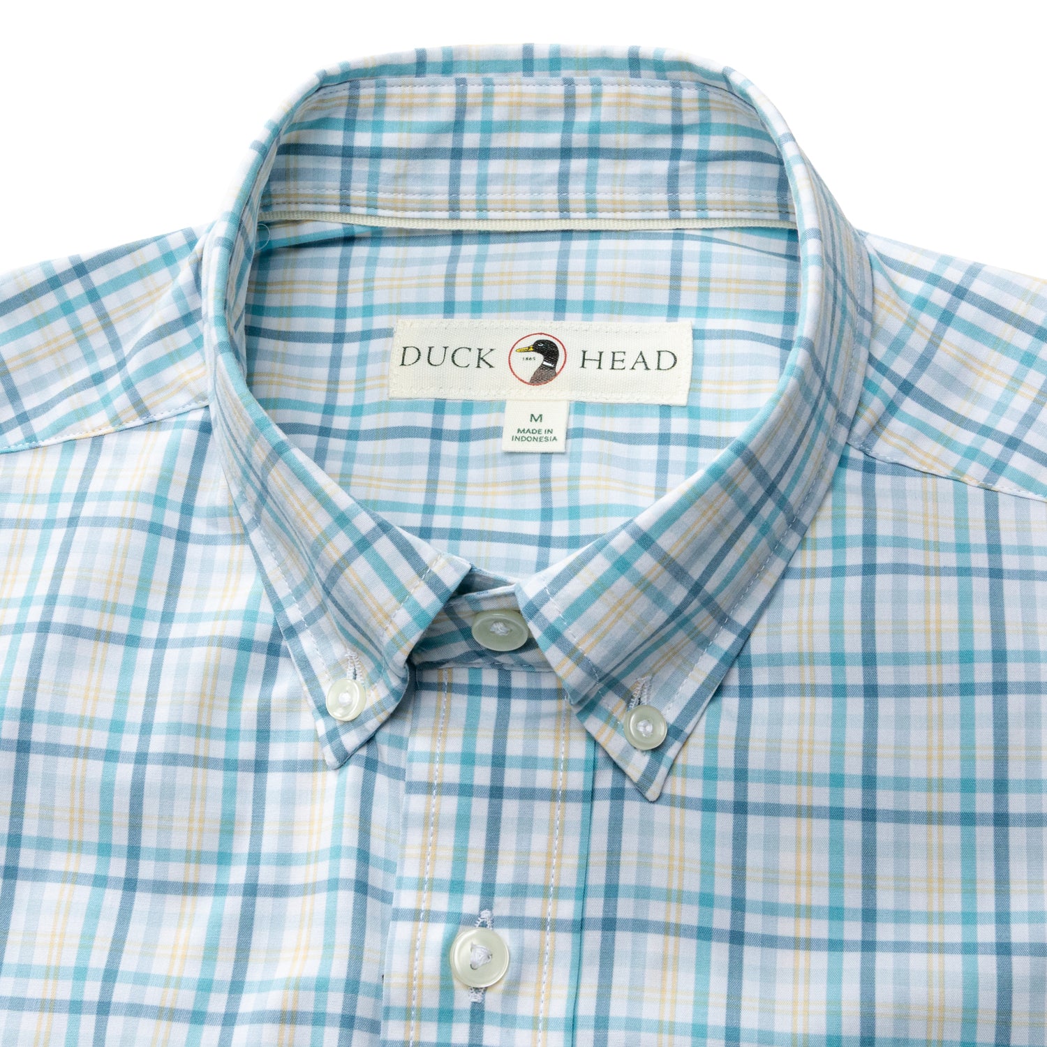 Performance Poplin Sport Shirt - Brody Plaid - Yellow - Image 3