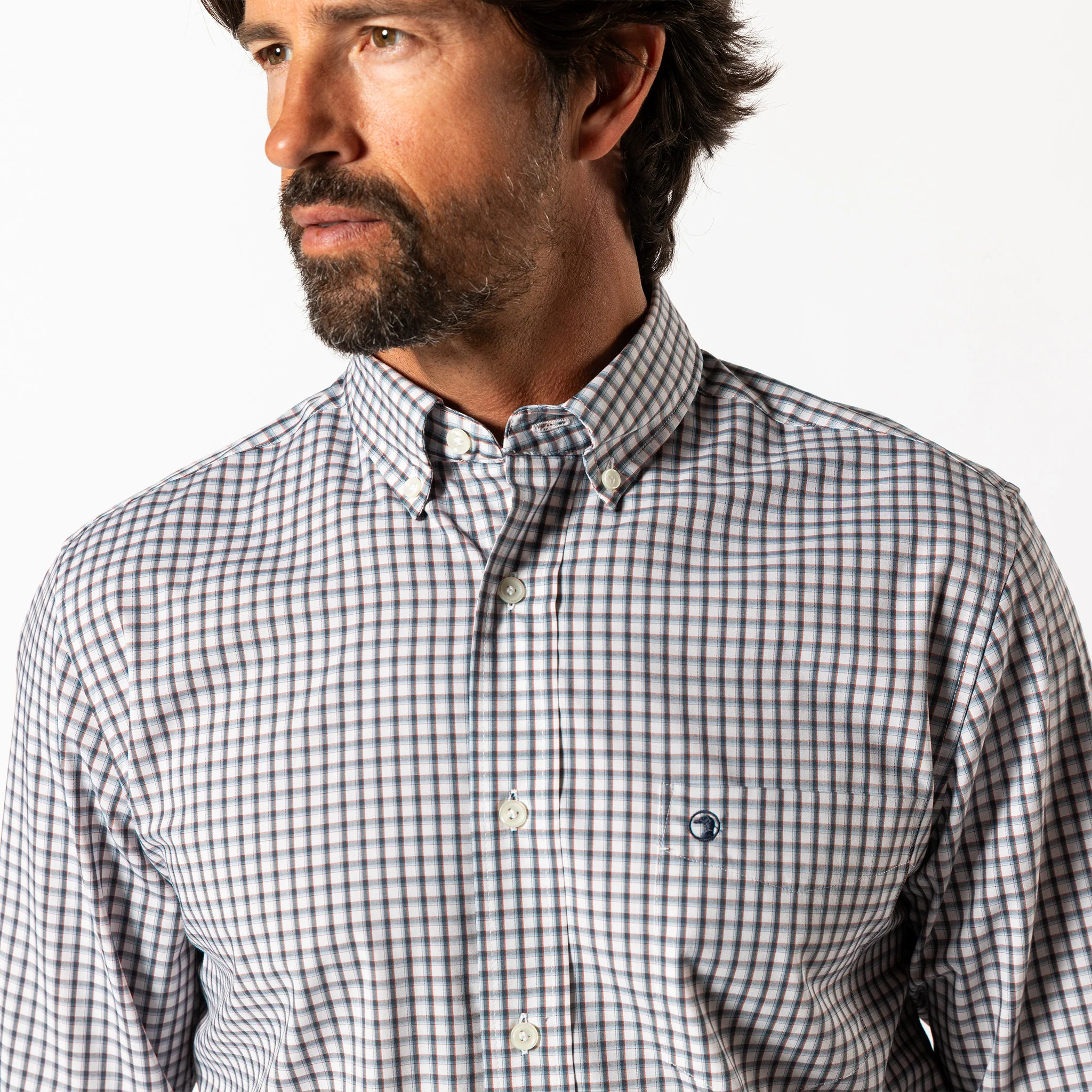 Performance Poplin Sport Shirt - Bryant Plaid - Image 3