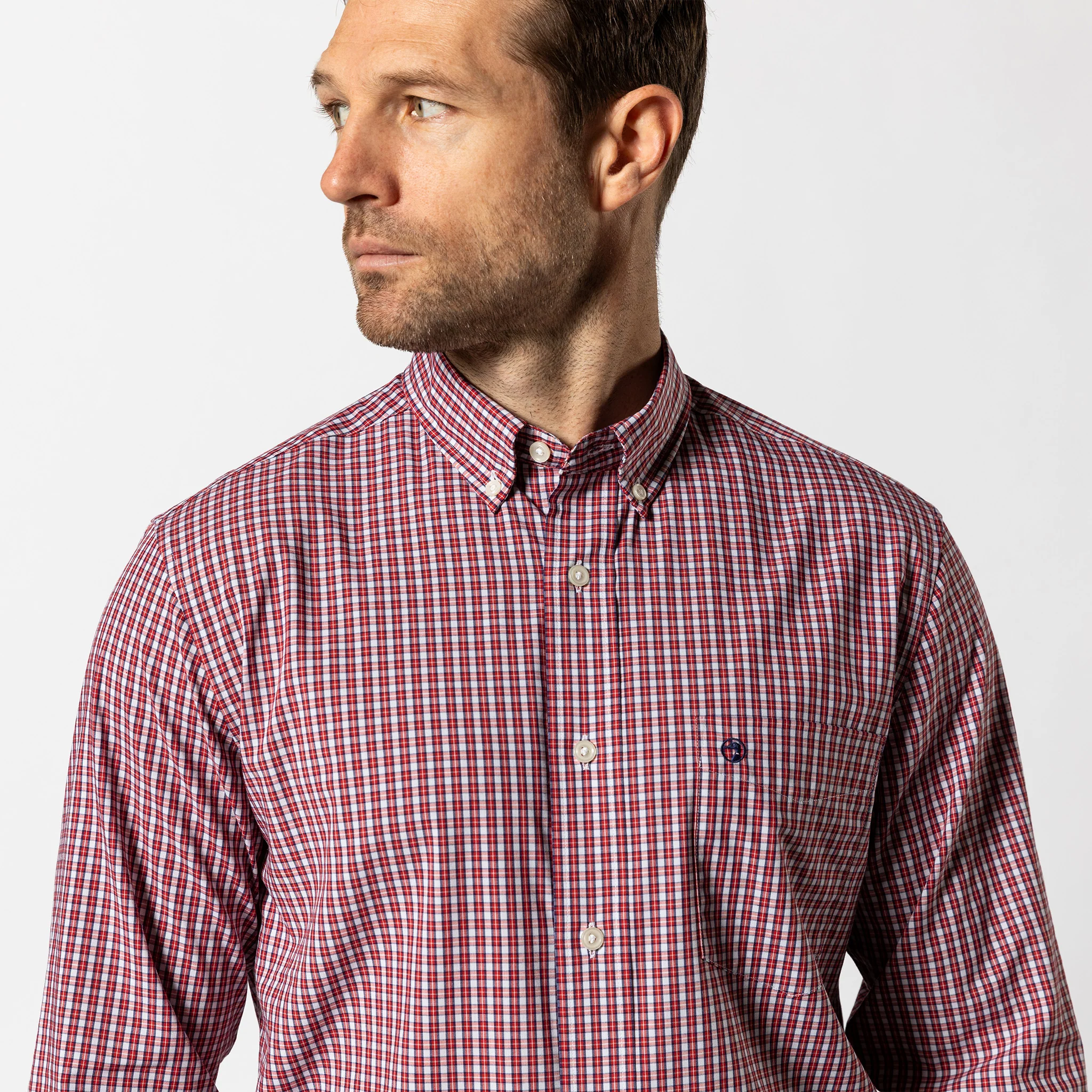 Performance Poplin Sport Shirt - Coker Plaid - Image 2