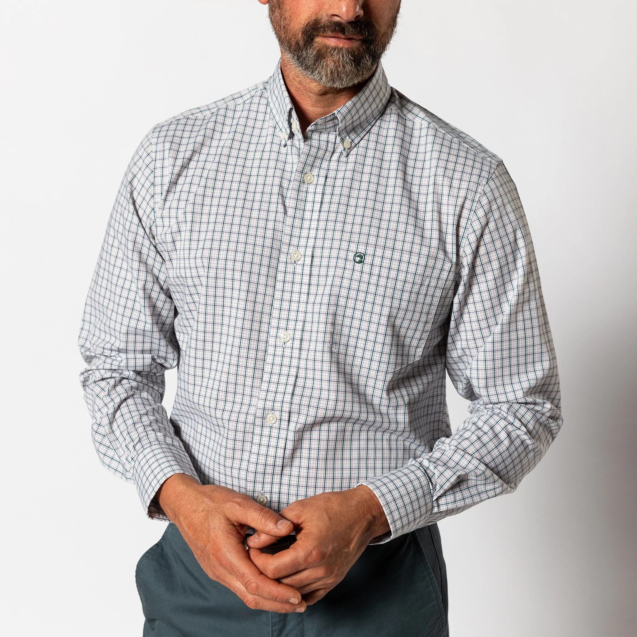 Performance Poplin Sport Shirt - Edison Plaid - Image 2