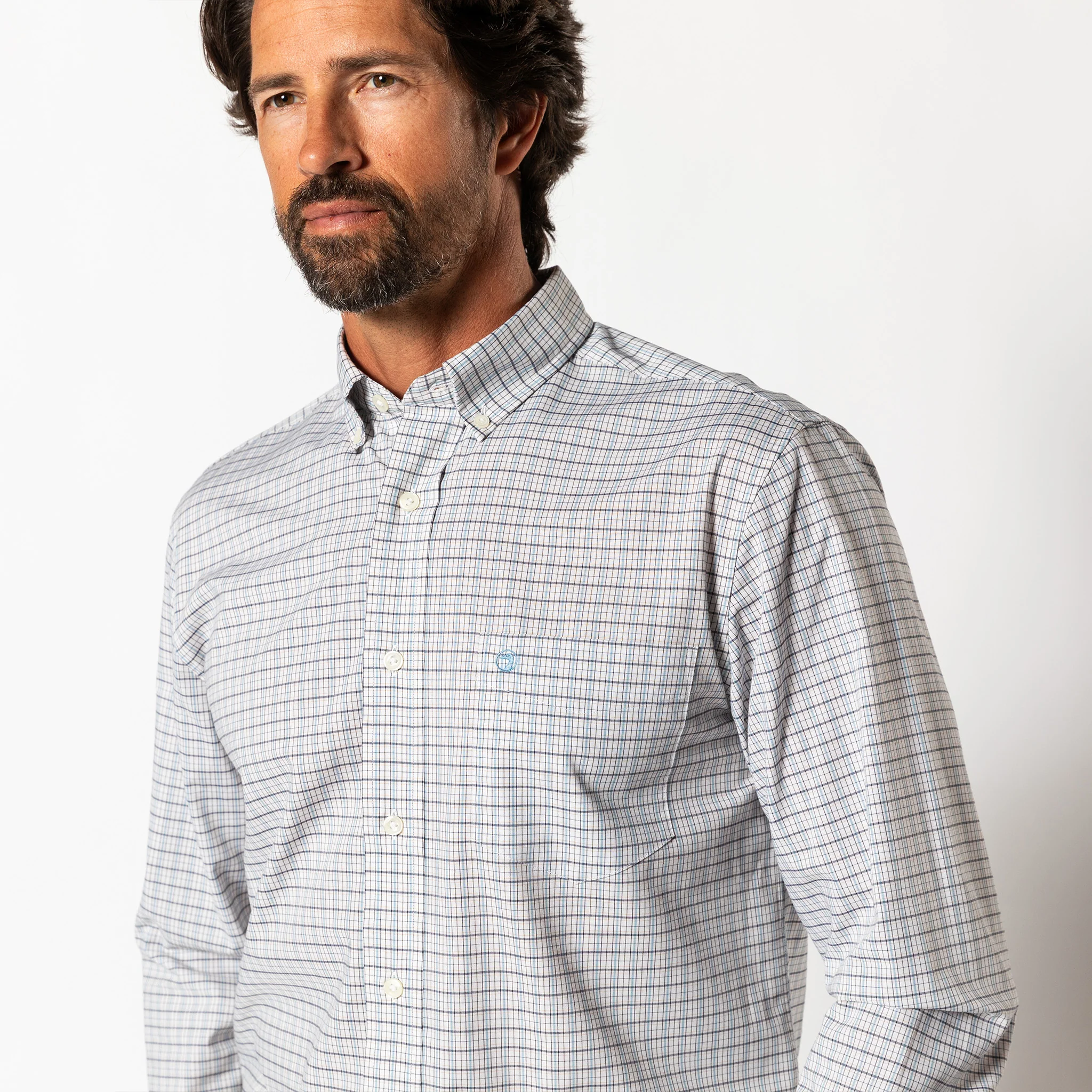 Performance Poplin Sport Shirt - Edison Plaid - Image 3