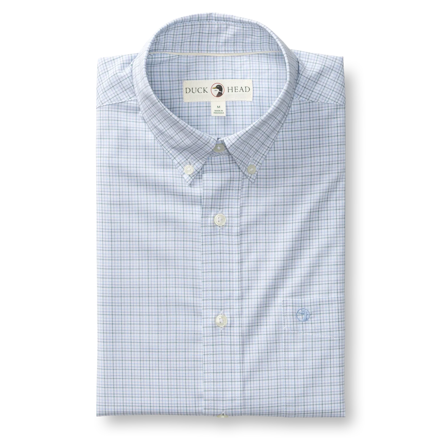 Performance Poplin Sport Shirt - Joiner Plaid - Midnight Teal - Image 2