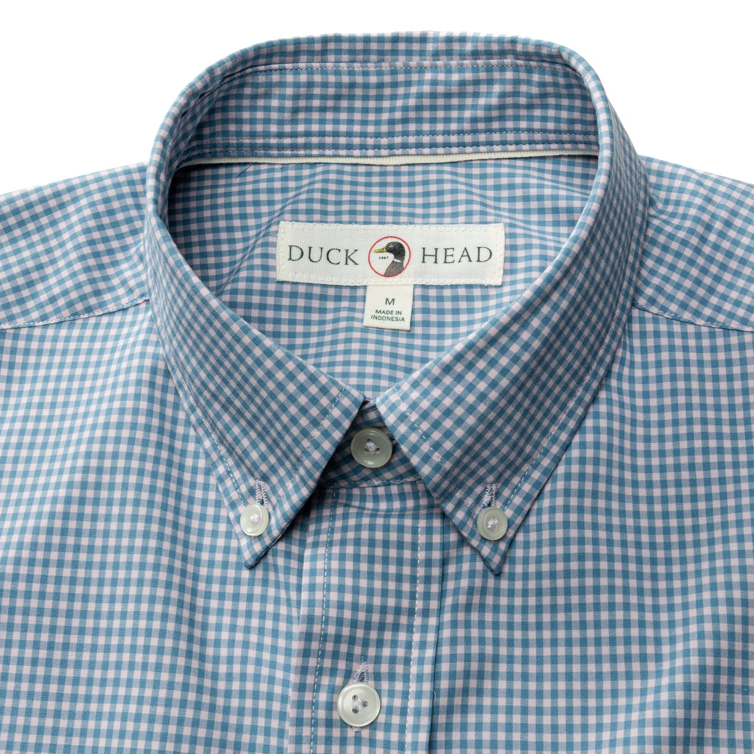 Performance Poplin Sport Shirt - Lyle Gingham - Pale Pink - Image 3