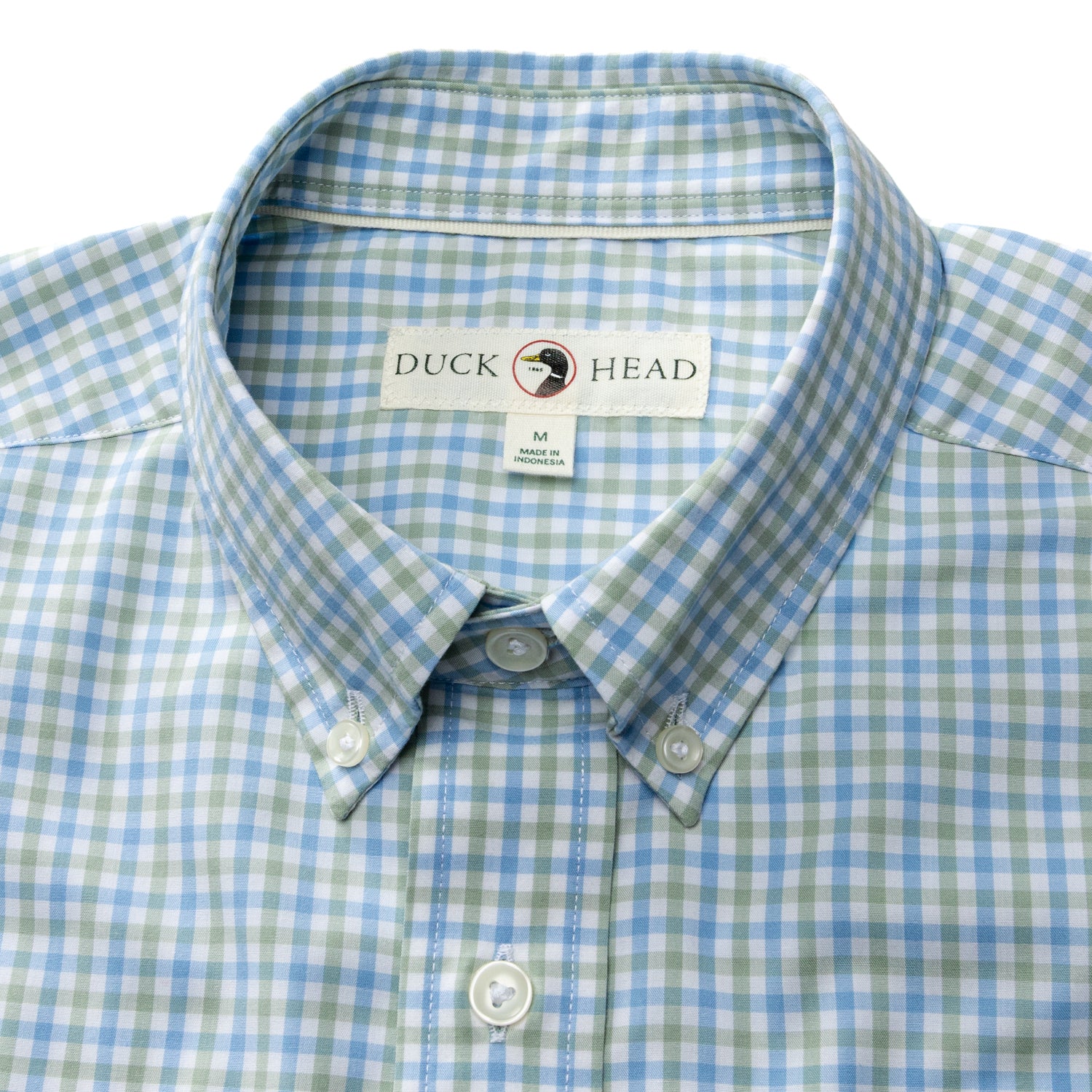 Performance Poplin Sport Shirt - Shaw Gingham - Sage - Image 4